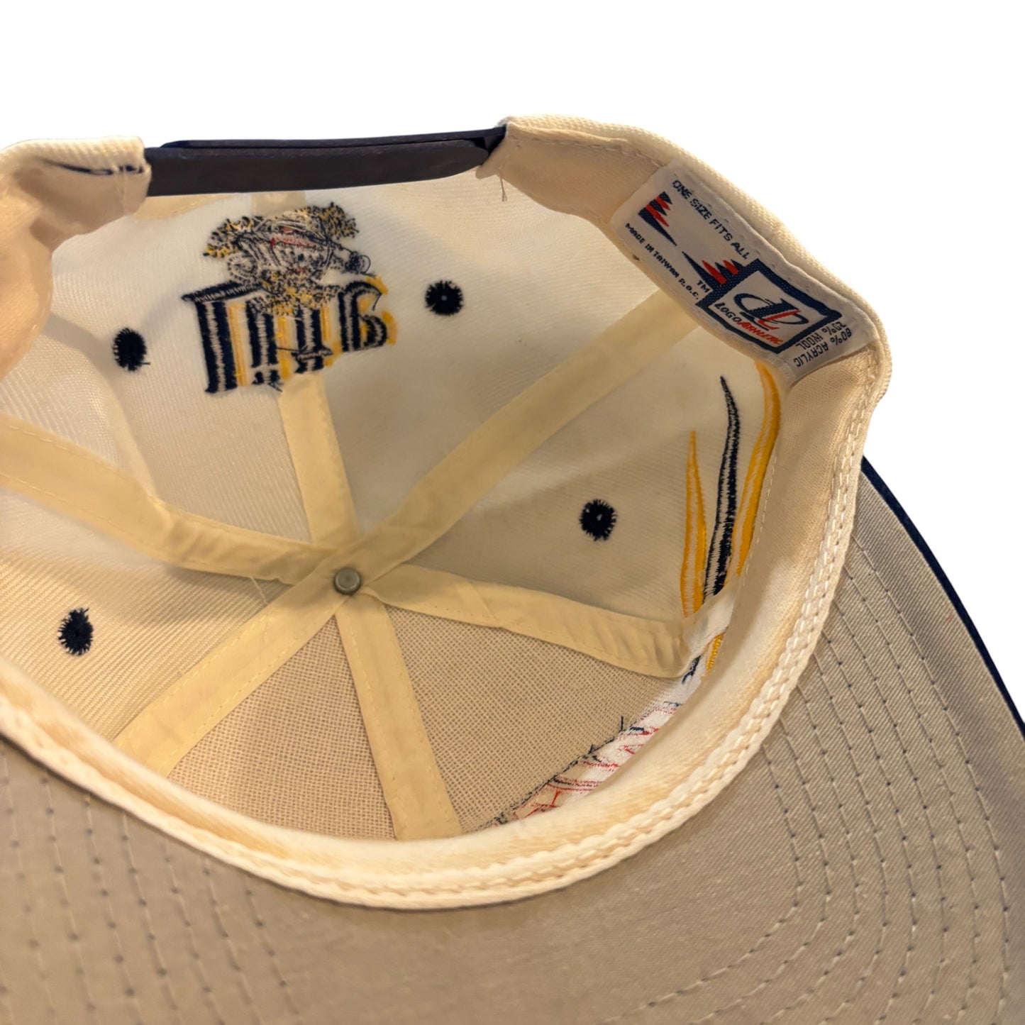 Vintage 90's NASCAR Rusty Wallace Pinstripe Logo Athletic Hat