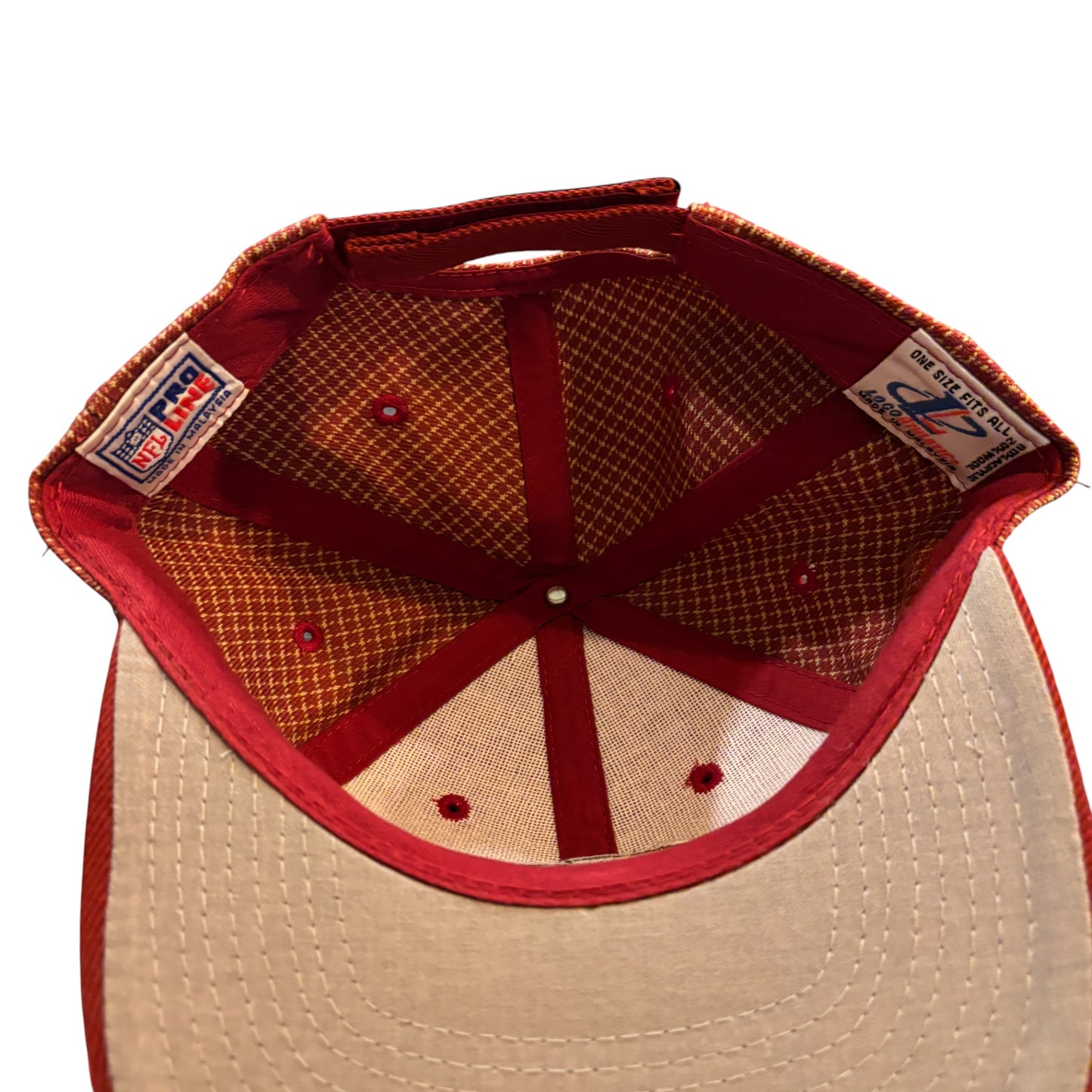 Vintage 90's Logo Athletic San Francisco 49ers Grid NFL Hat