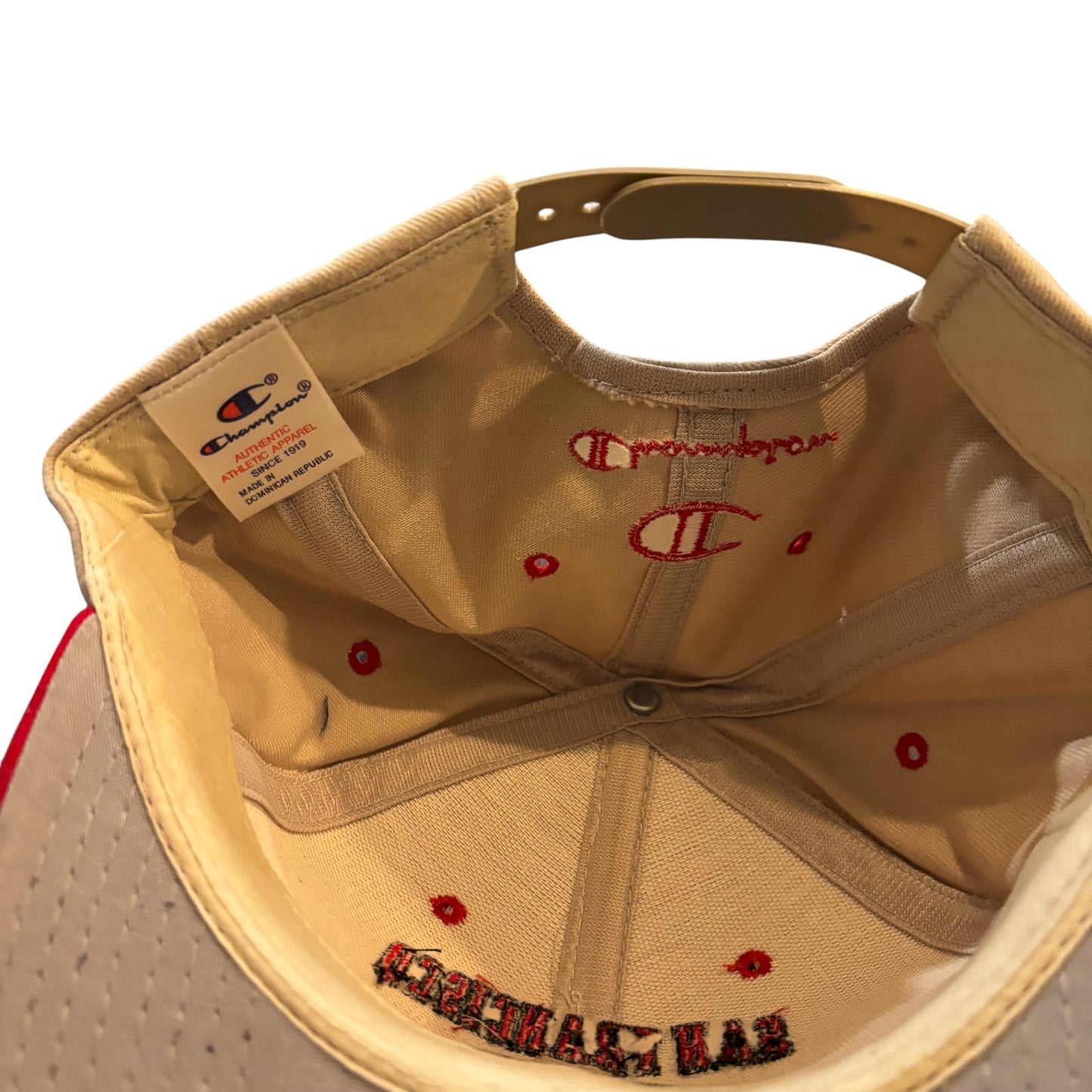 Vintage 90's San Francisco 49ers Champion Snapback Hat