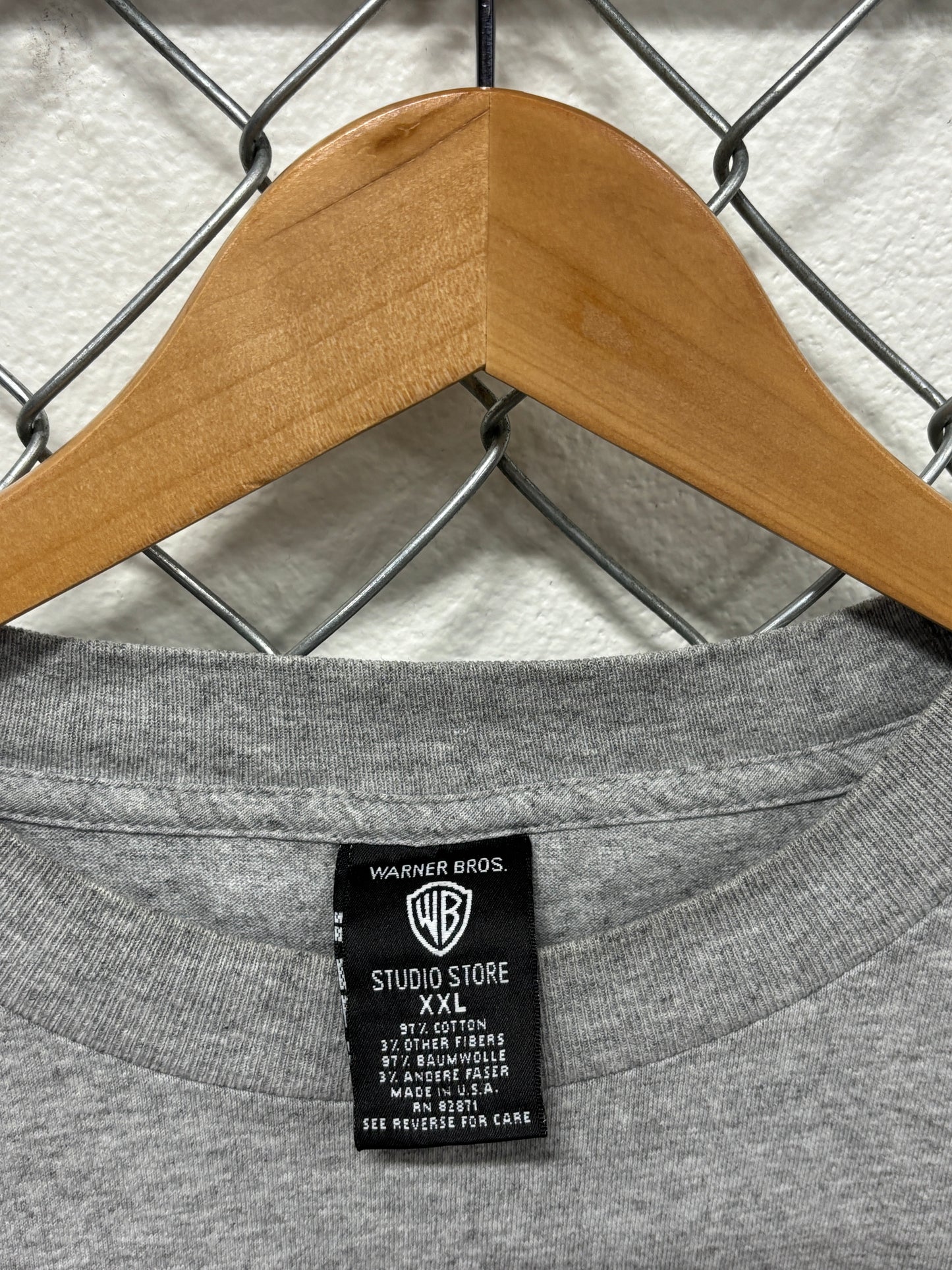 Vintage Y2K Marvin the Martian Suspect Looney Tunes Cartoon Tee Size XXL