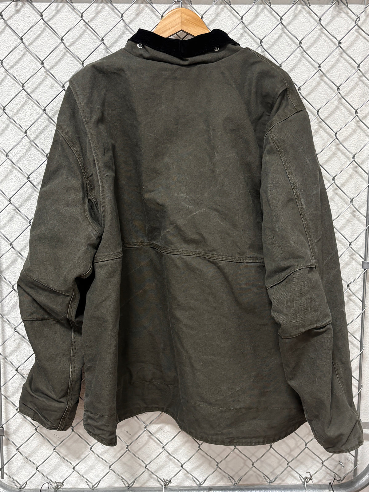 Carhartt Moss Green Armstrong Workwear Jacket Size XXL