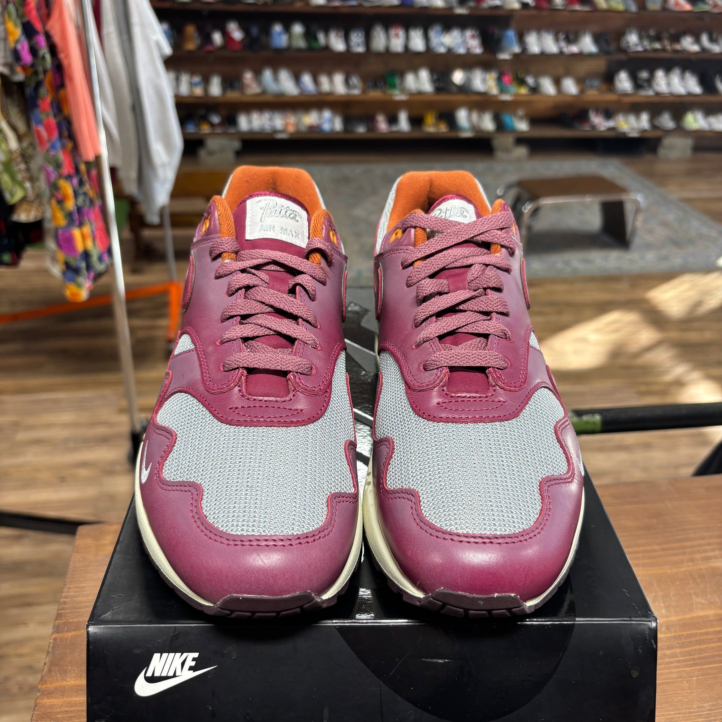 Nike Air Max 1 'Patta Rush Maroon' Size 10.5