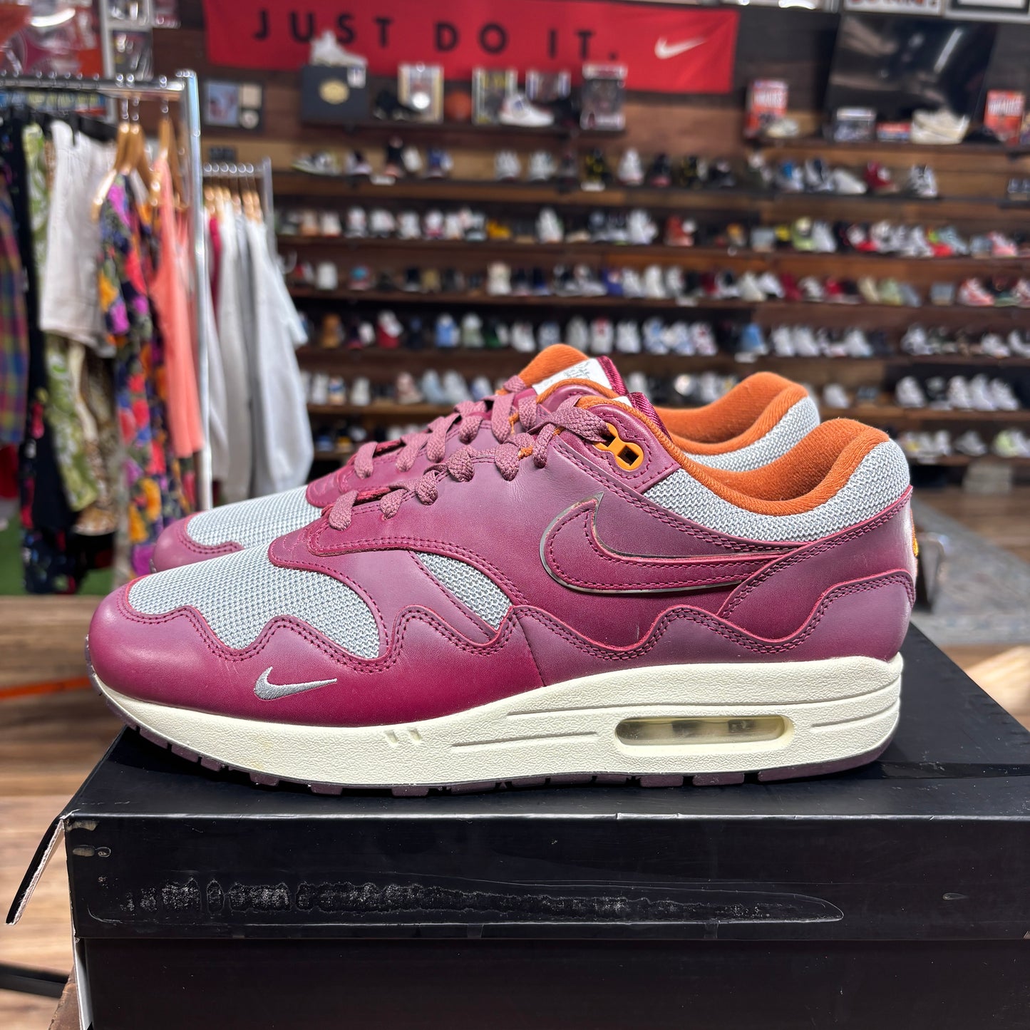 Nike Air Max 1 'Patta Rush Maroon' Size 10.5