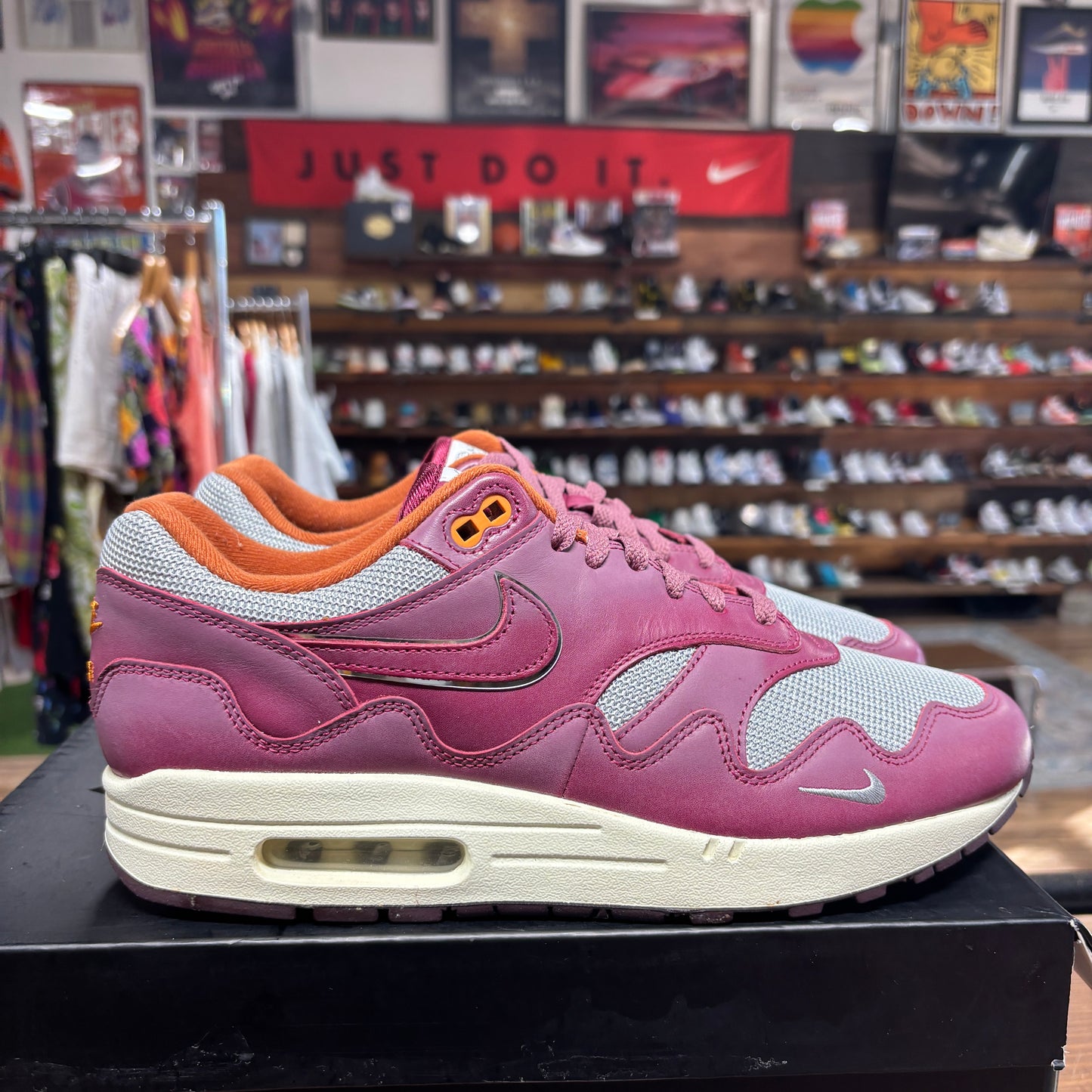 Nike Air Max 1 'Patta Rush Maroon' Size 10.5