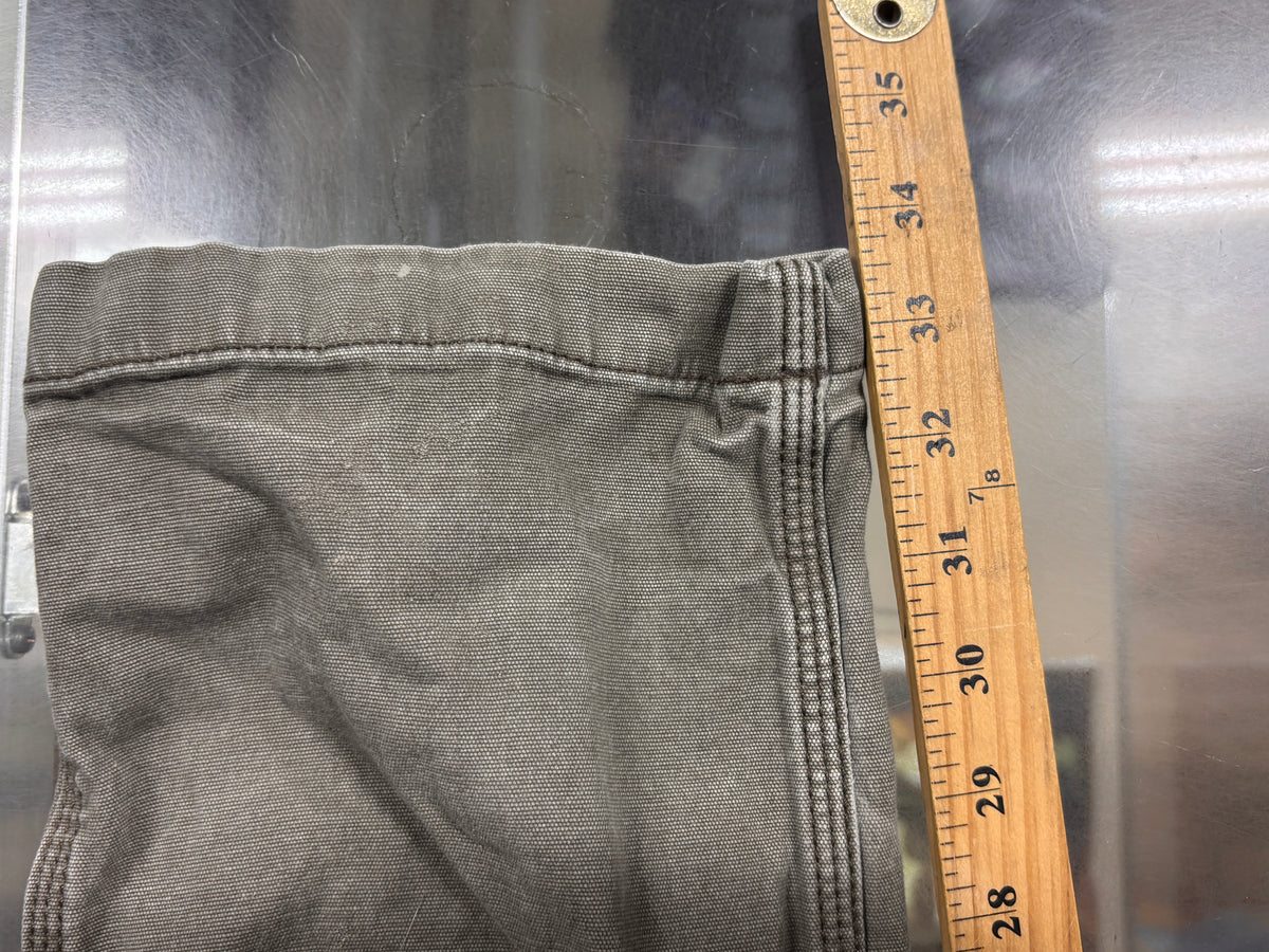 Carhartt Distressed Green Double Knee Carpenter Pants Size 34x34