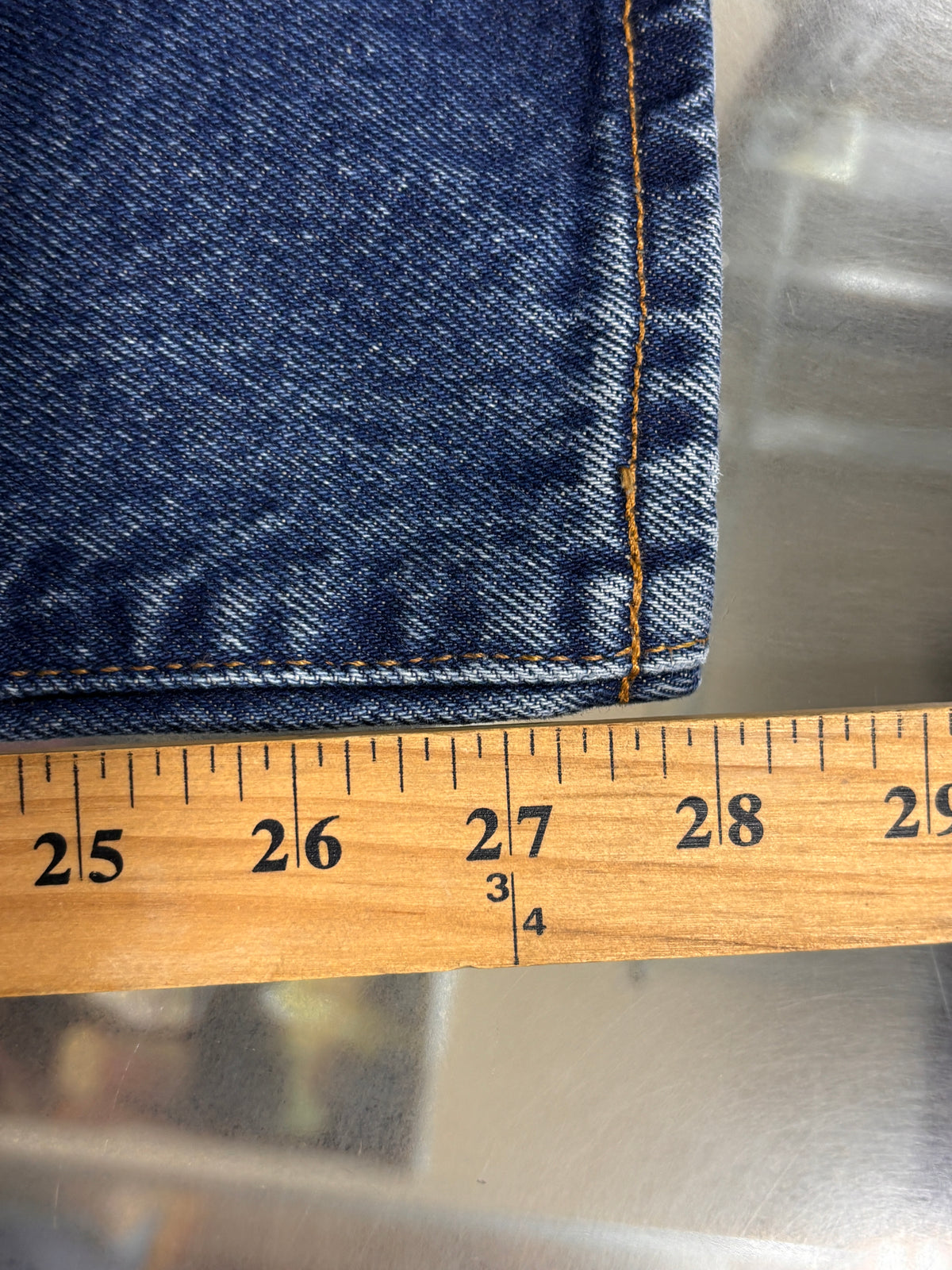 Abercrombie and Fitch Relaxed Straight Rigid Denim Jeans Size 27x28