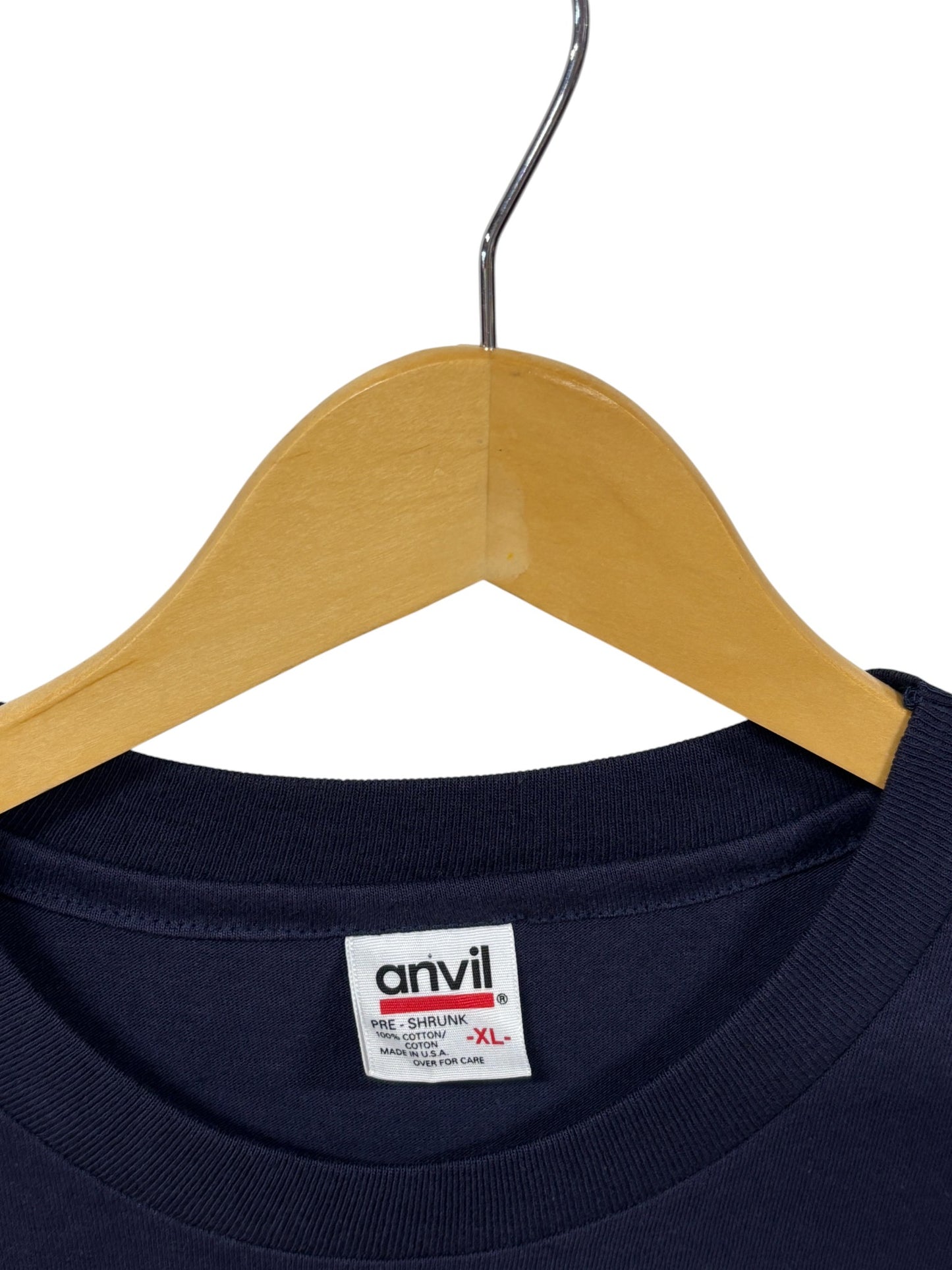 Vintage 90's Nature Full Moon Bear Wolf Eagle Graphic Tee Size XL