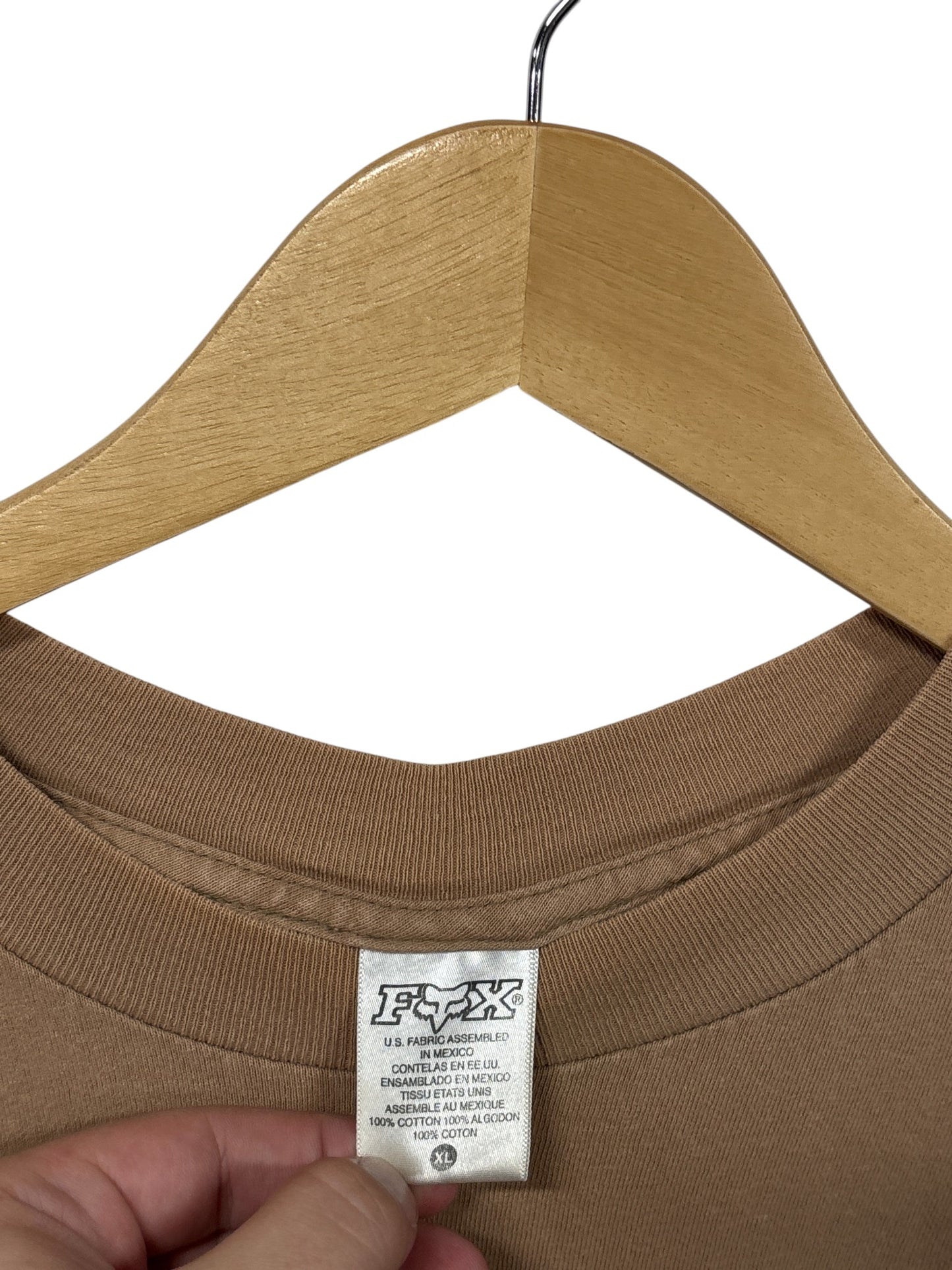 Vintage Y2K FOX Racing Mootocross Racewear Graphic Tee Size XL