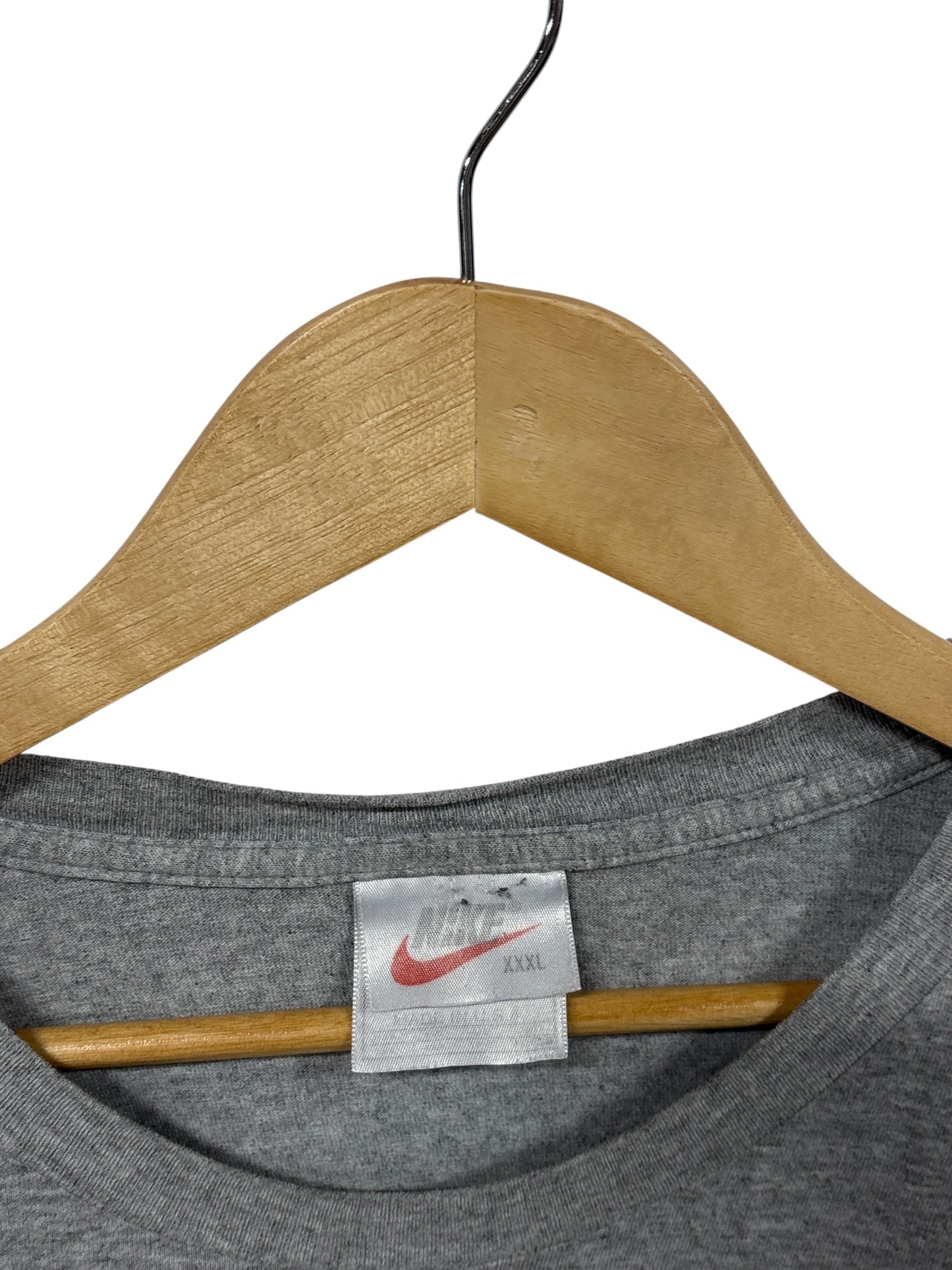 Vintage 90's Nike Grey Blank Tee Size 3XL