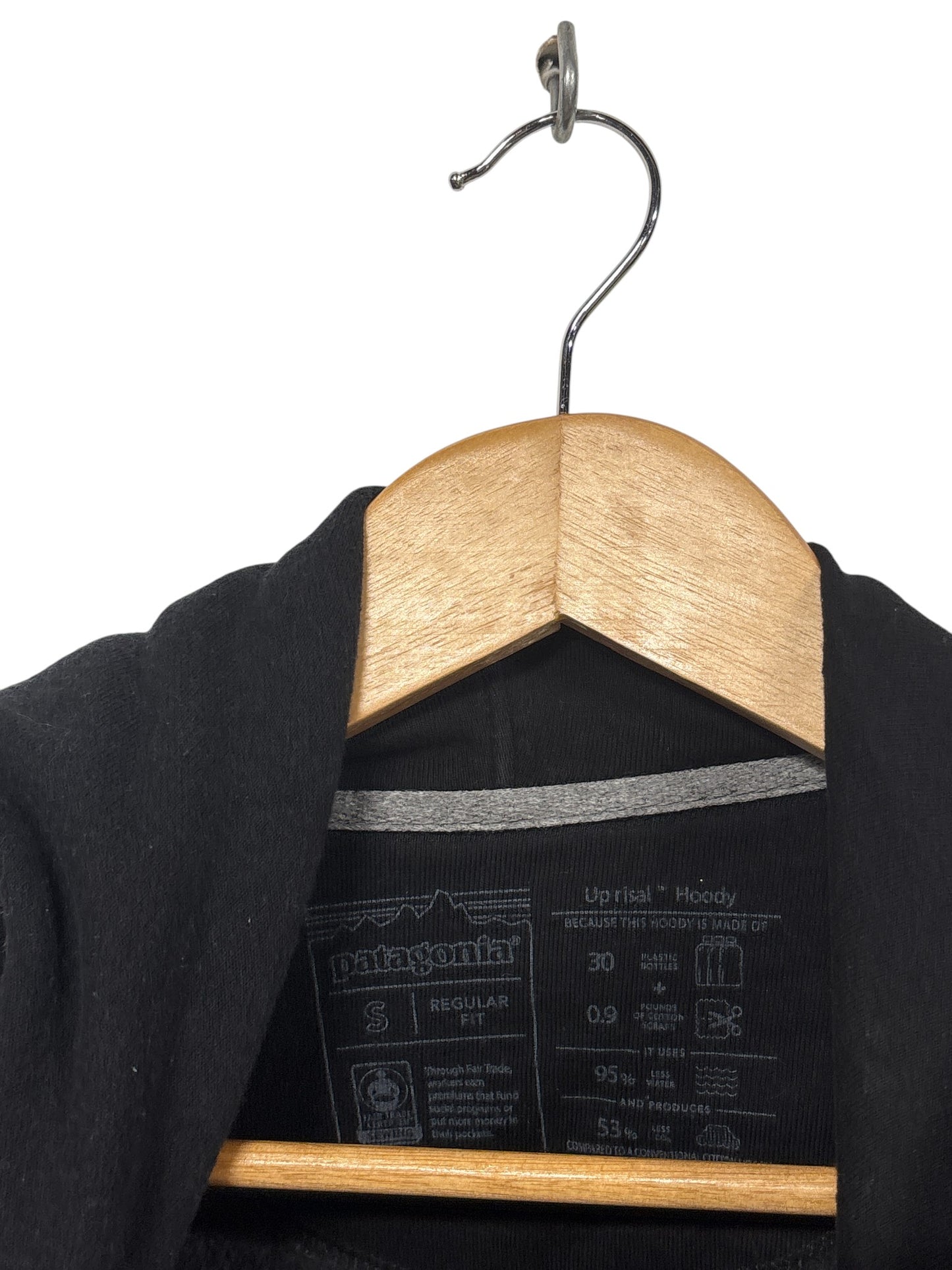 Patagonia Classic Logo Black Hoodie Size Small