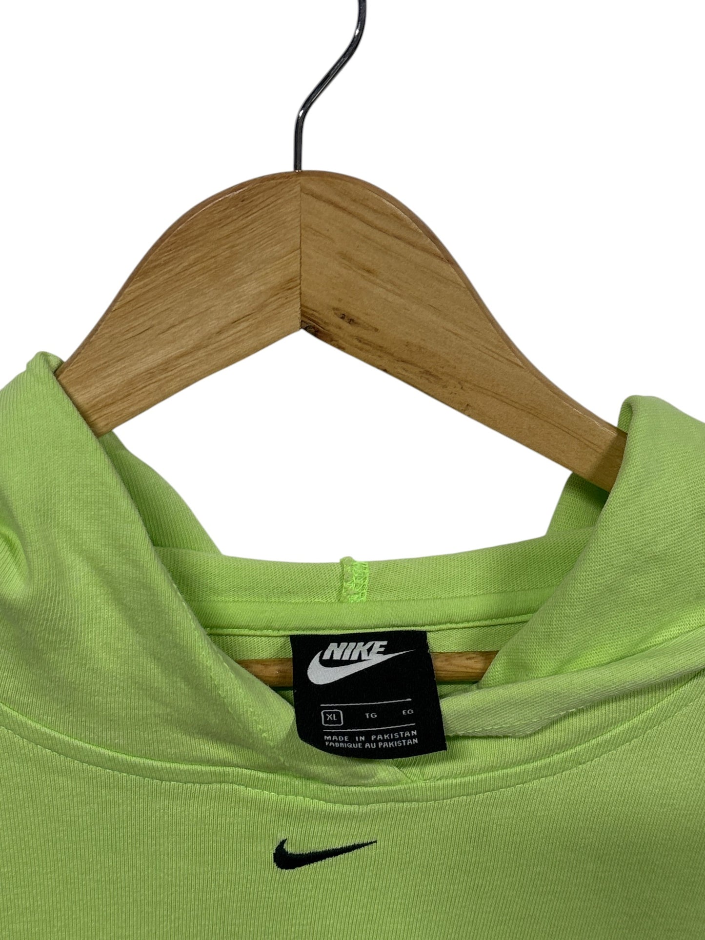 Nike Green Center Swoosh Hoodie Size XL