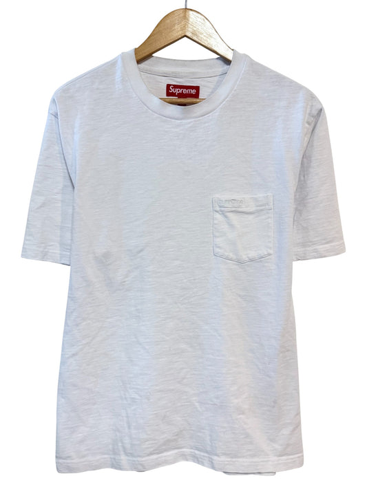 Supreme White Pocket Tee Size Medium