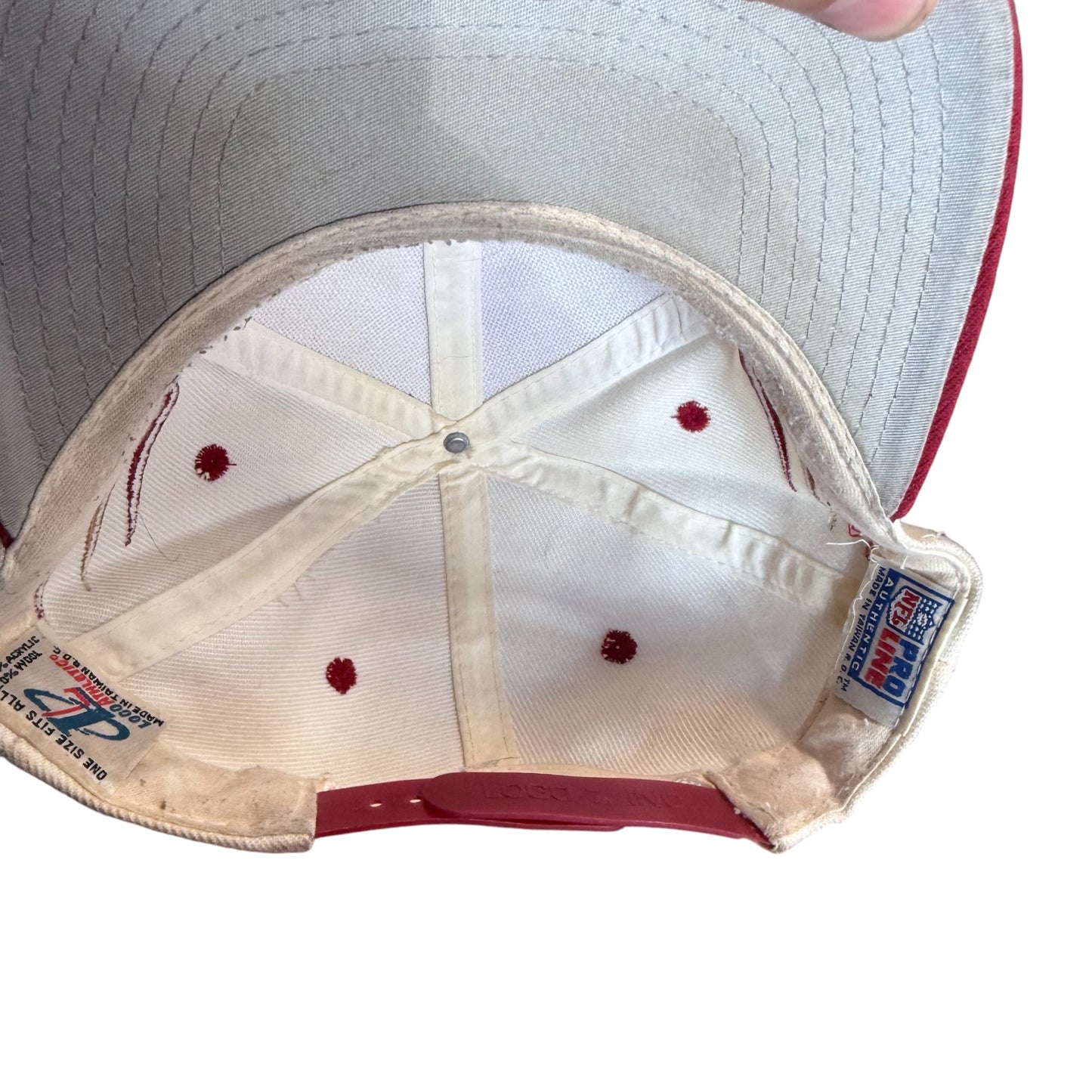 Vintage 90's Logo Athletic San Francisco 49ers Diamond Snapback Hat
