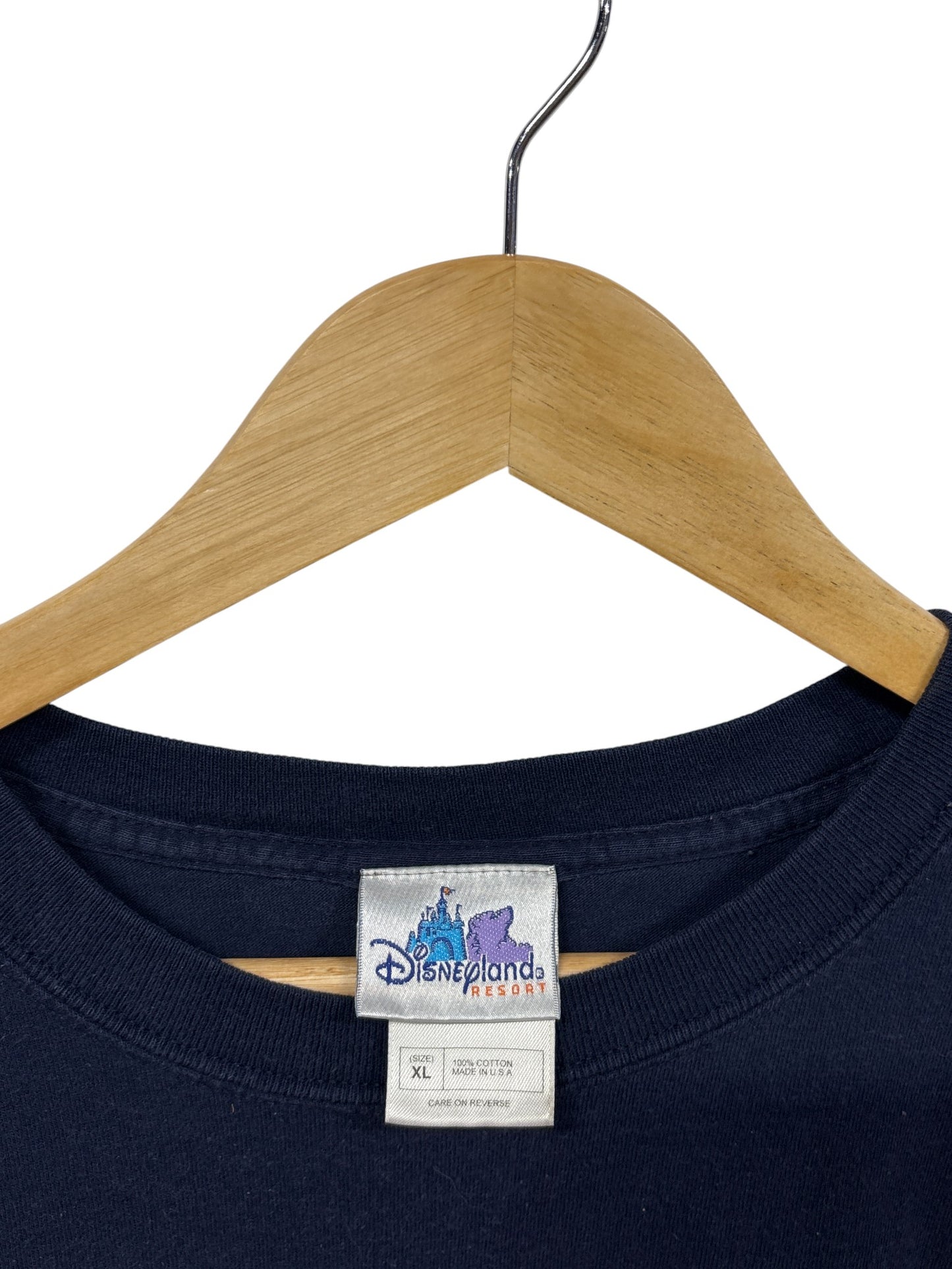 Vintage Disneyland Happy New Year Cartoon Graphic Tee Size XL