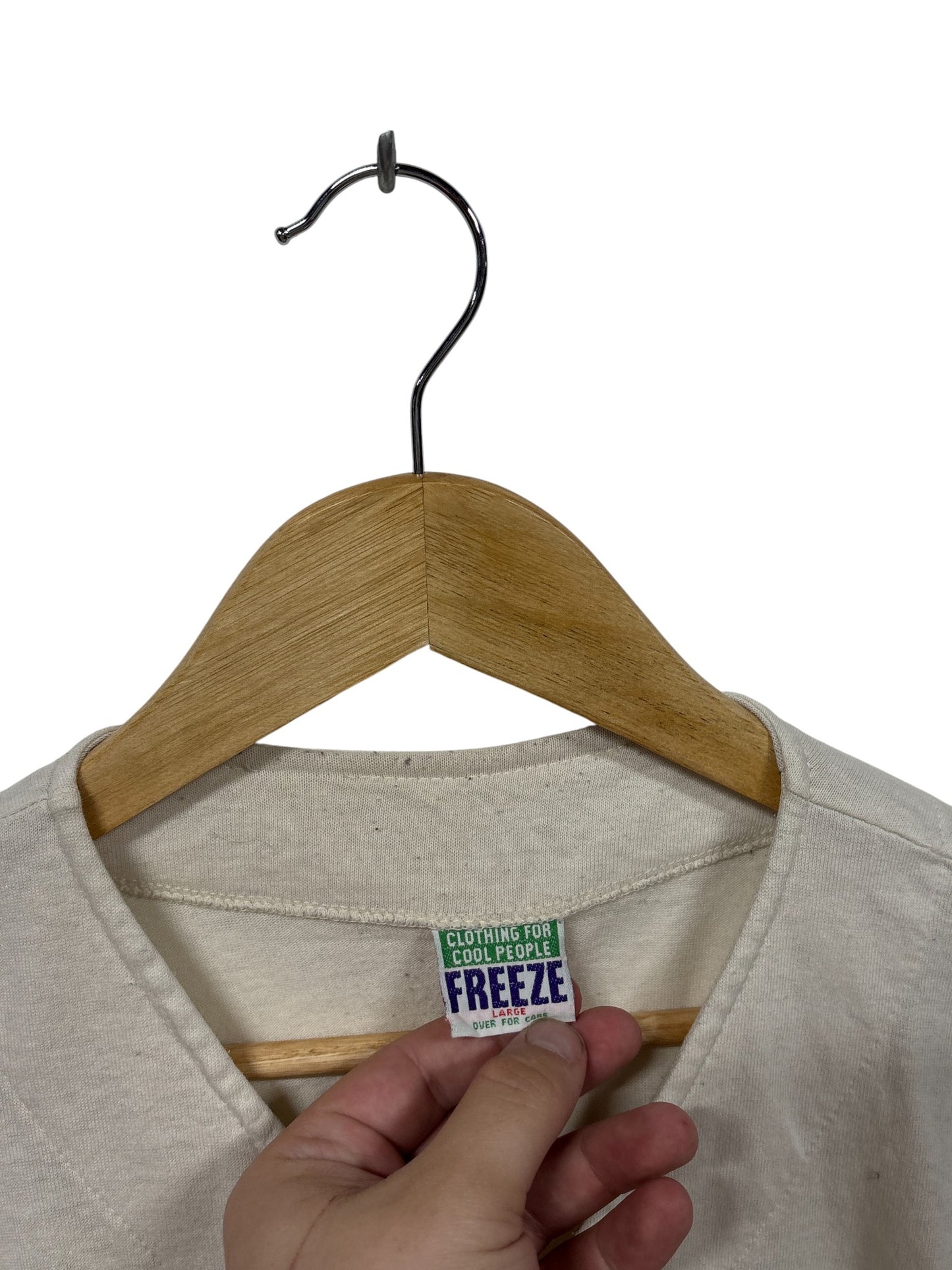 Vintage 90's Freeze Looney Tunes Baseball Cartoon Jersey Size Large