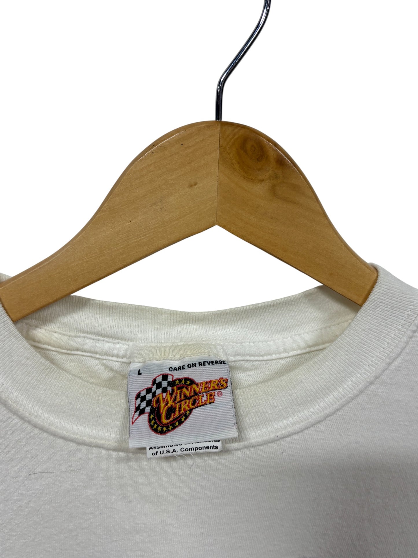 Vintage Y2K Dale Earnhardt Jr. NASCAR Racing Graphic Tee Size Large