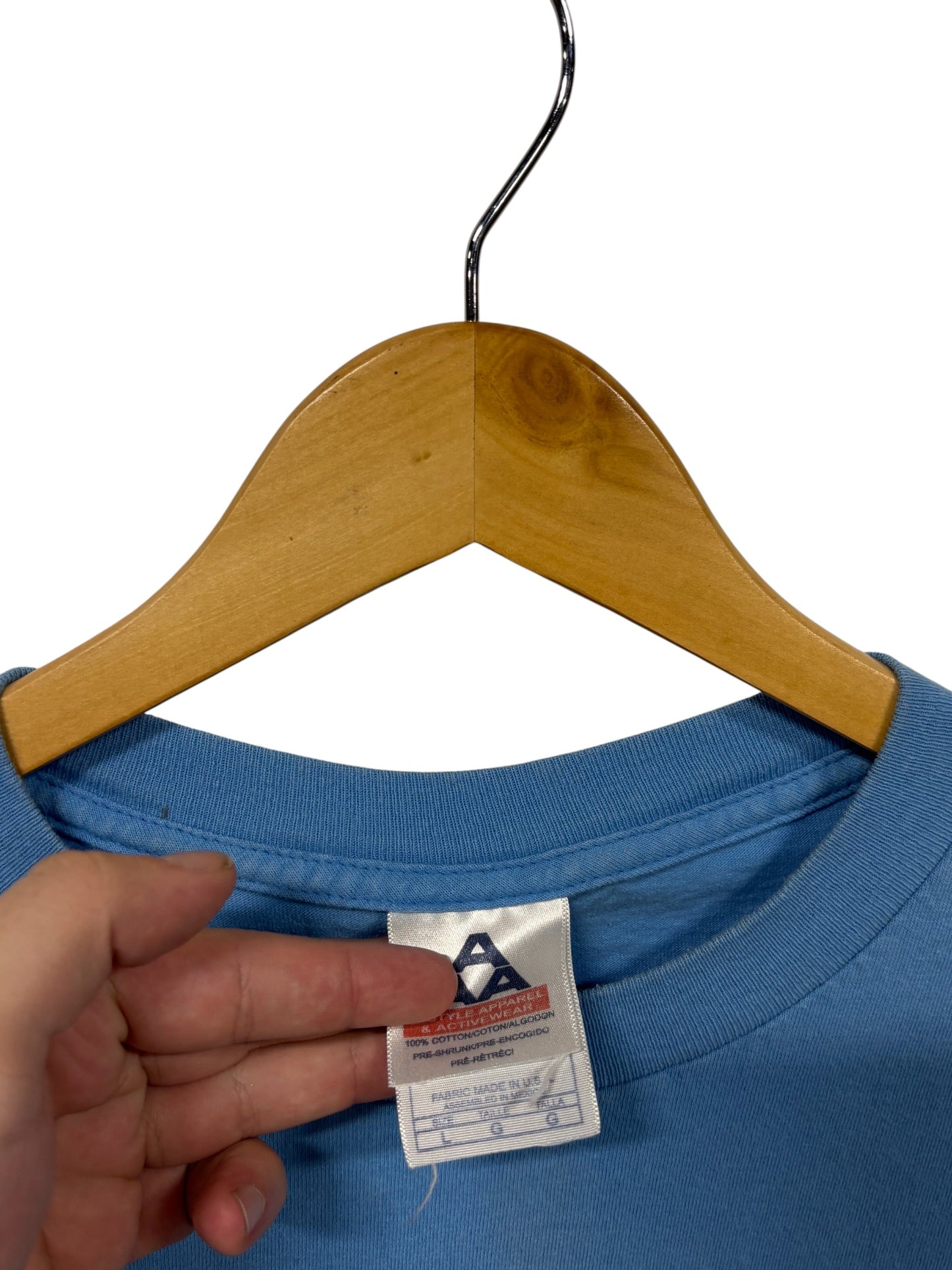 Vintage Y2K Montana Women's Run Long Sleeve Marathon Shirt Size Large