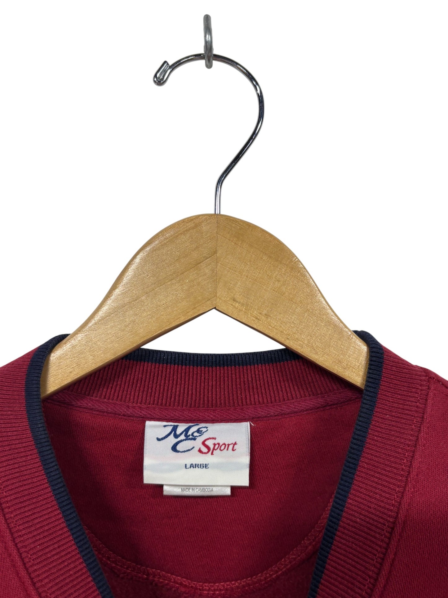 Vintage 90's First Bank of Grandpa Embroidered Sweater Size Large