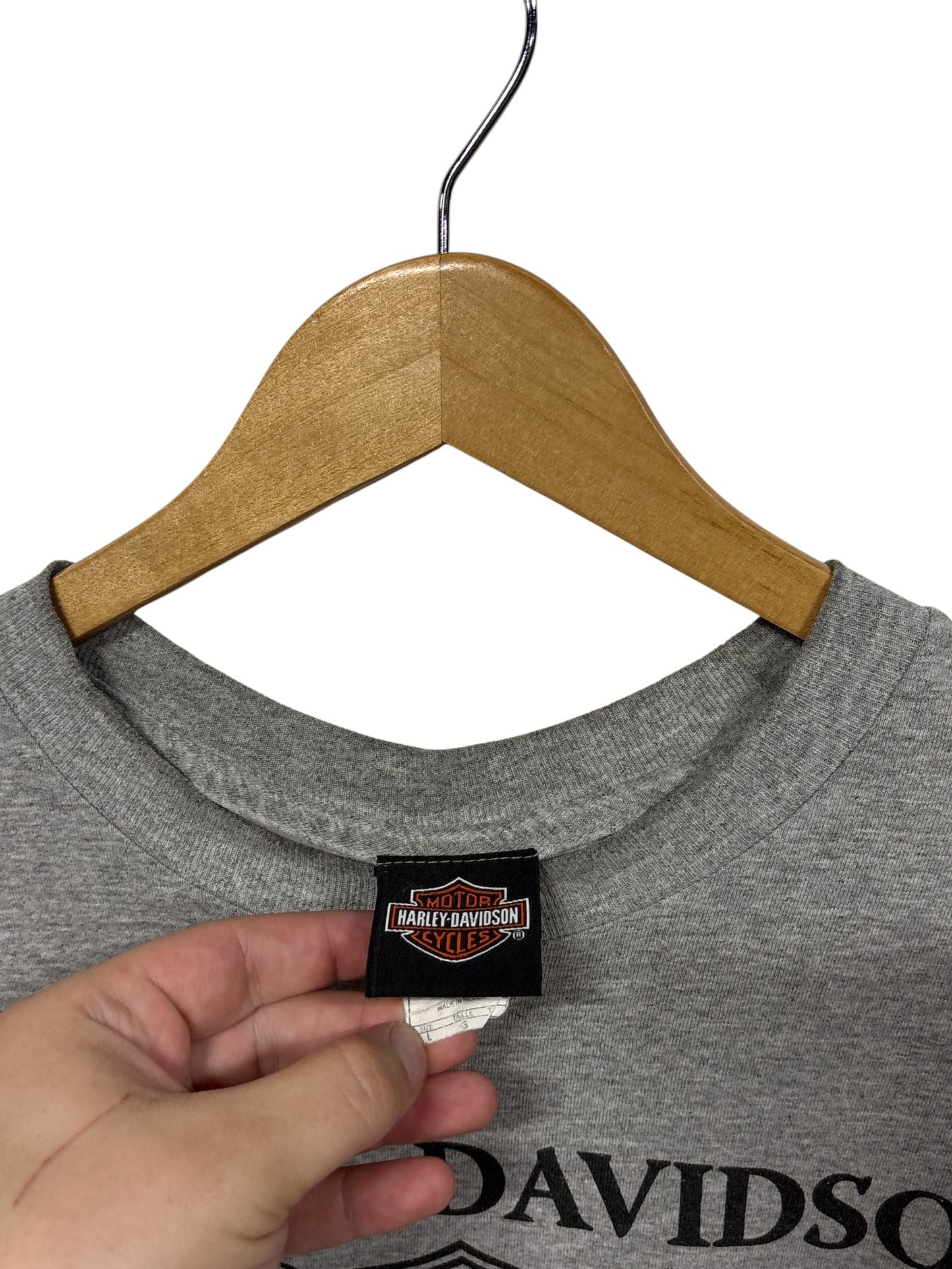 Harley Davidson St. Thomas Virgin Islands Biker Flames Graphic Tee Size Large