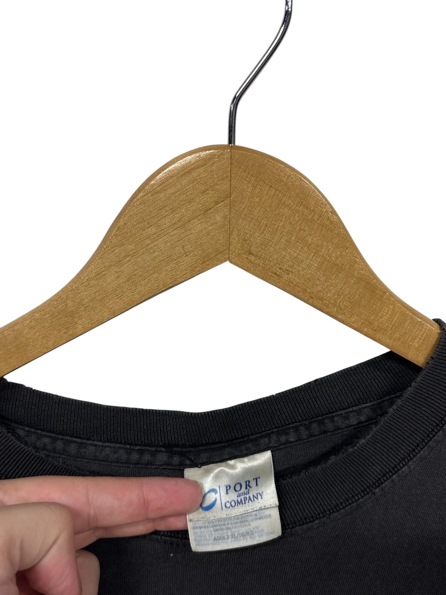 Vintage Y2K Billings Montana Burn the Point Hot Rod Tee Size XL