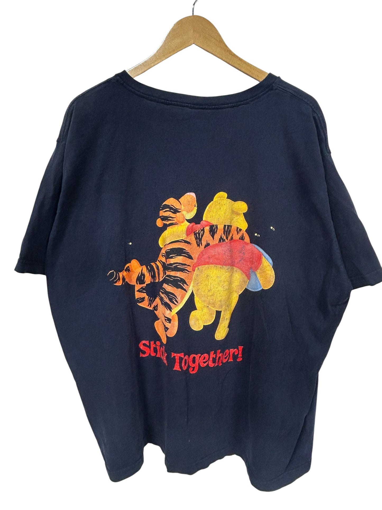 Vintage Winnie the Pooh Great Friends V Neck Sleep Shirt Size XL