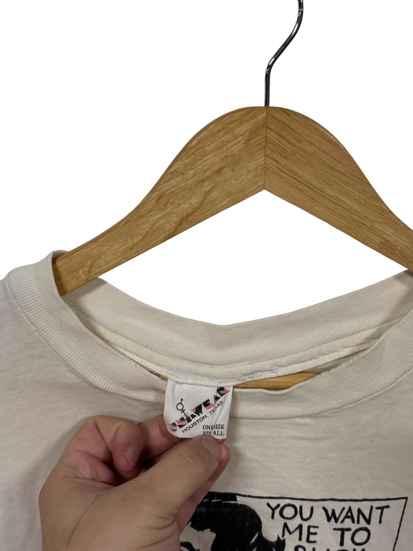 Vintage 90's Suck the Head Atchafalaya River Cafe Houston Tee Size Large