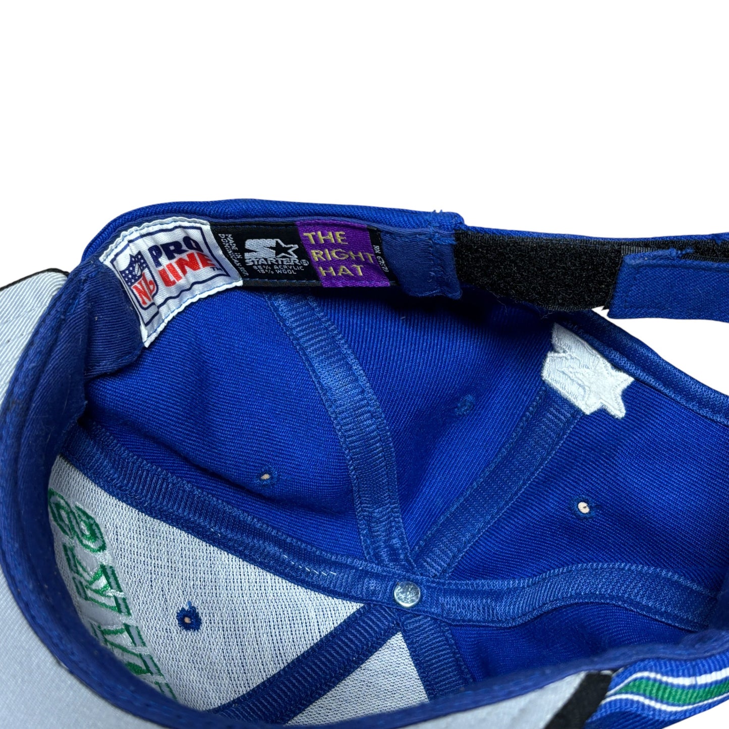 Vintage 90's Starter Seattle Seahawks The Right Hat Pro Line Snapback