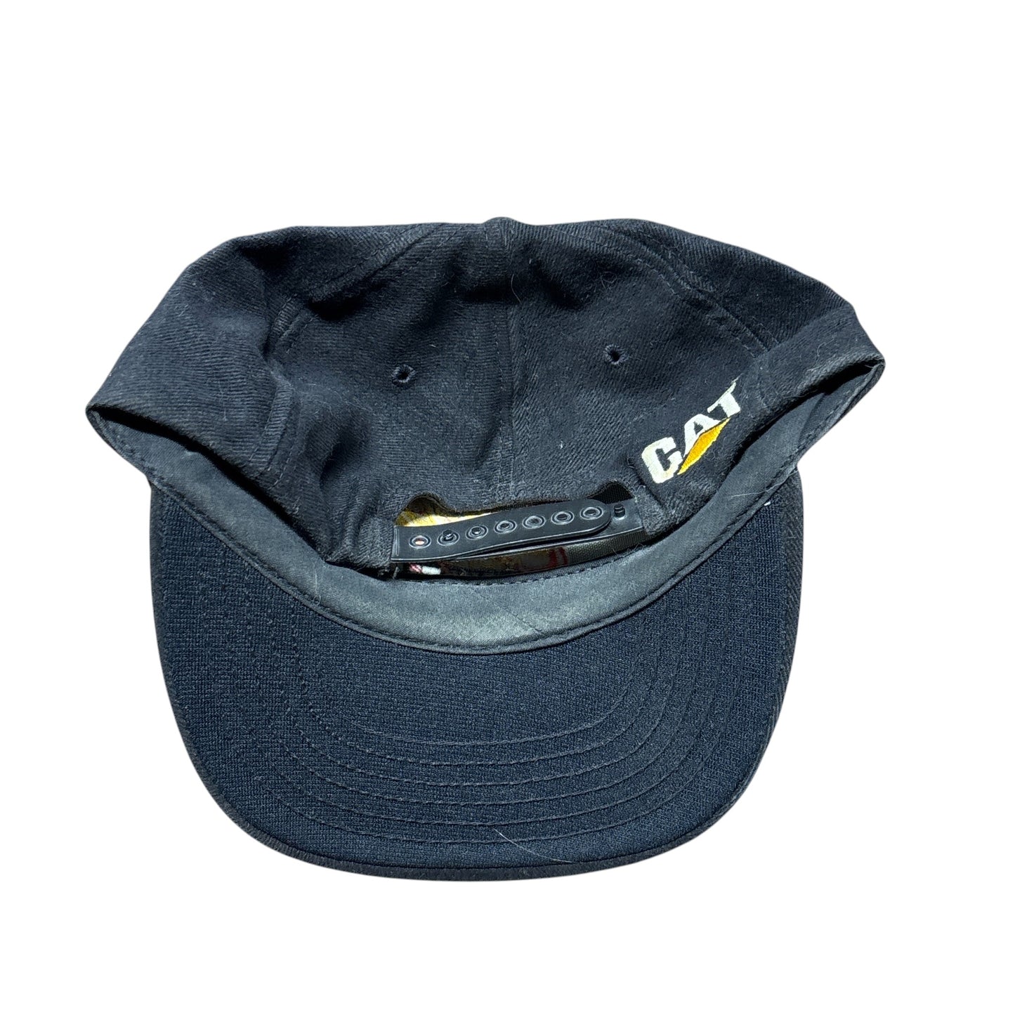 Vintage 90's CAT Motorsports Black NASCAR Racing Hat