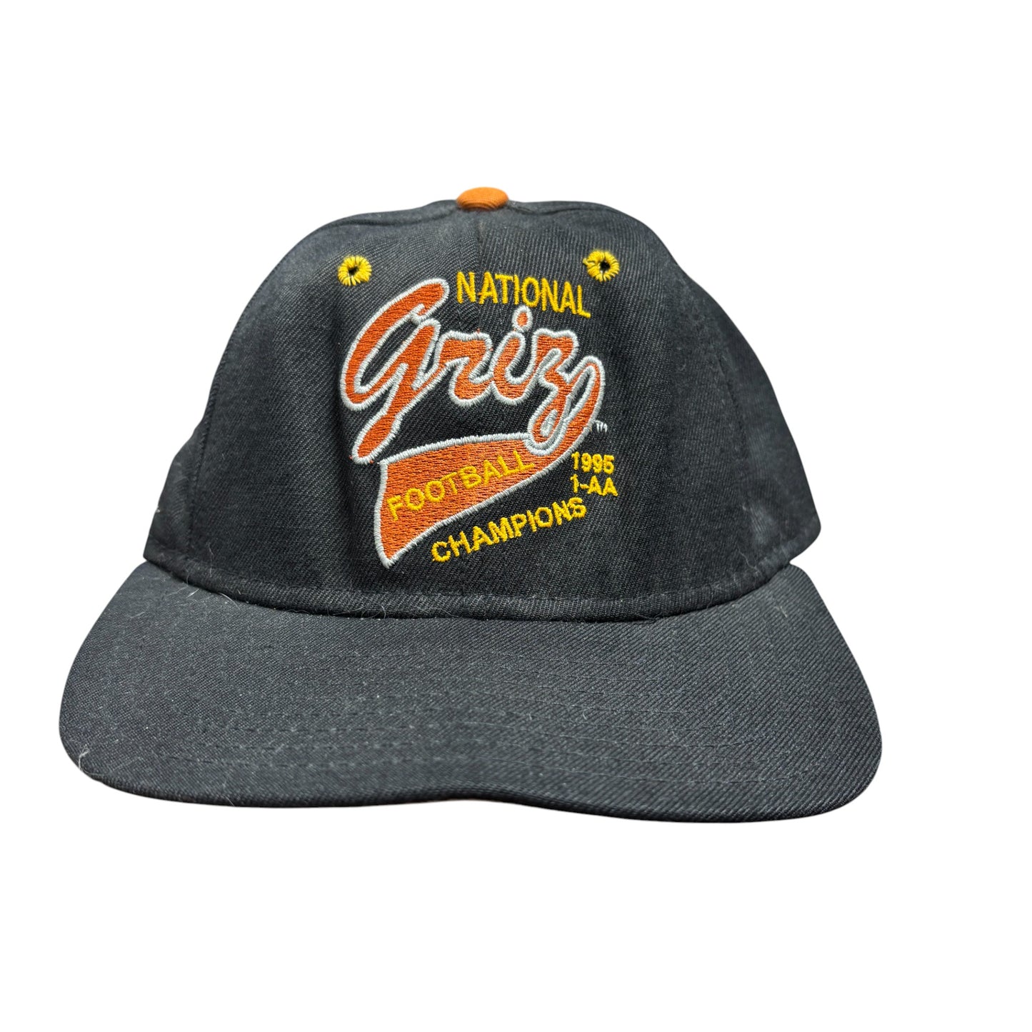 Vintage 1995 University of Montana Grizzlies Football Hat Size 7 1/4