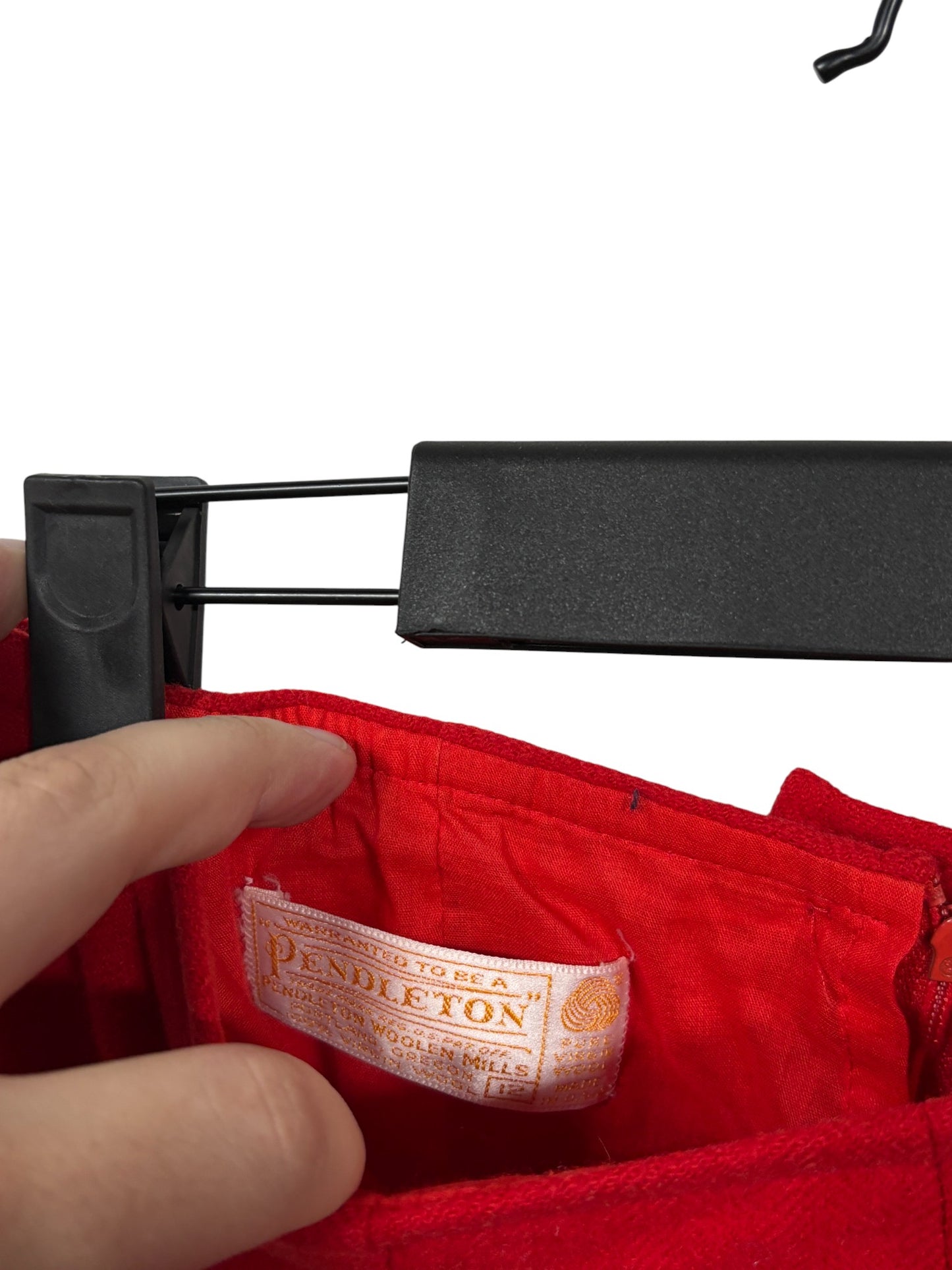 Vintage Women's Pendleton Red Wool Pants Size 12