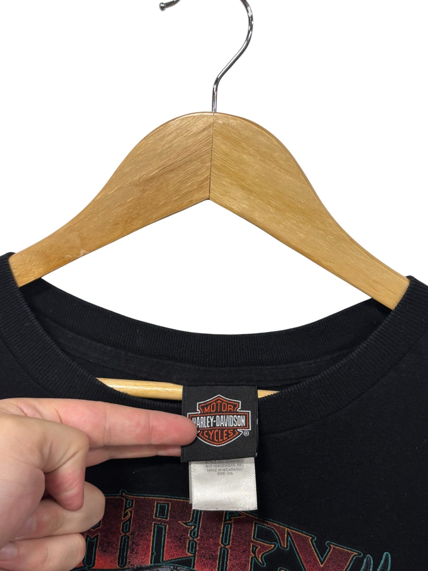 Harley Davidson Cayman Islands Biker Graphic Tee Size XXL