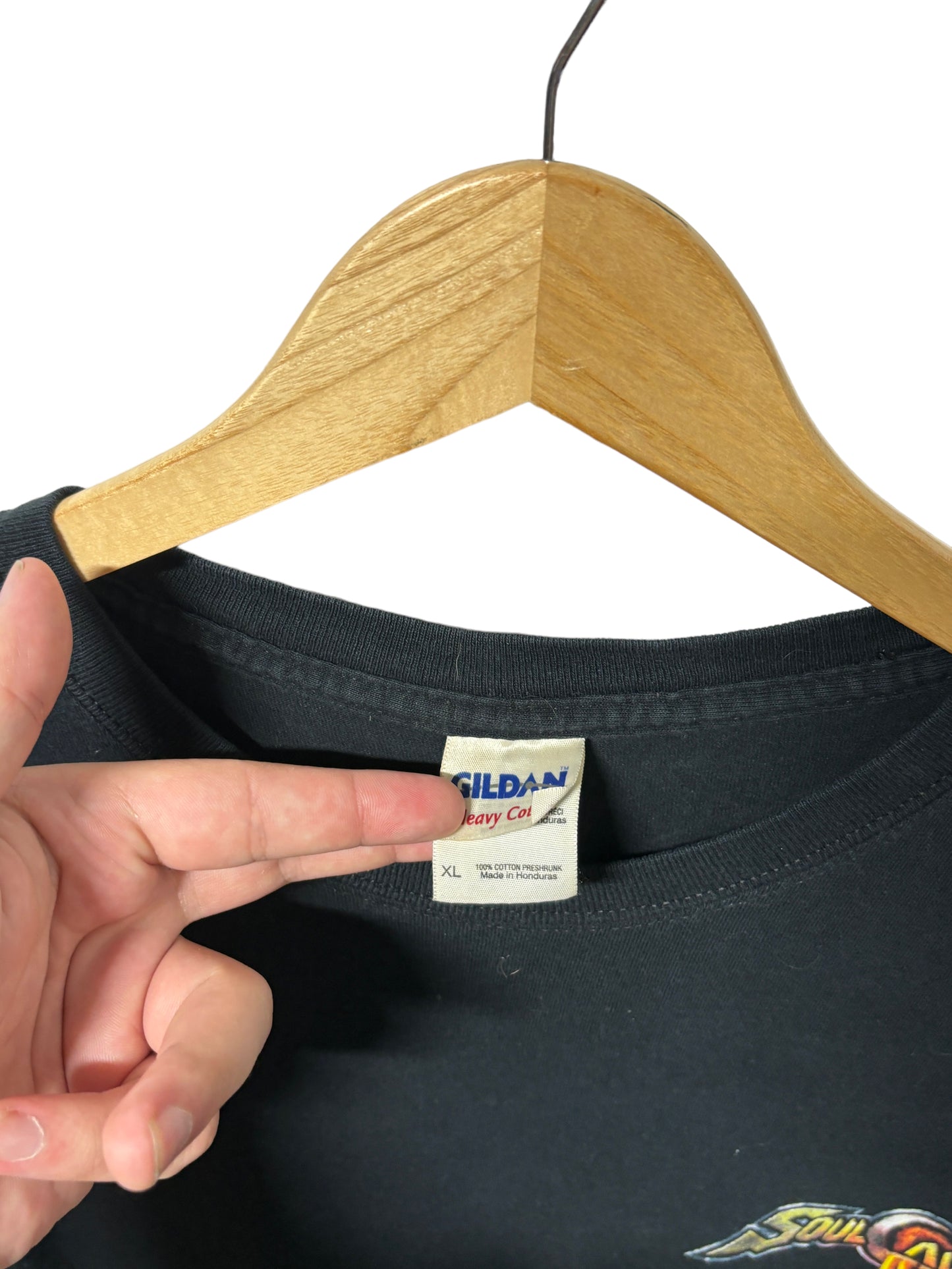 Vintage 00's Soul Calibur IV Video Game Promo Graphic Tee Size XL