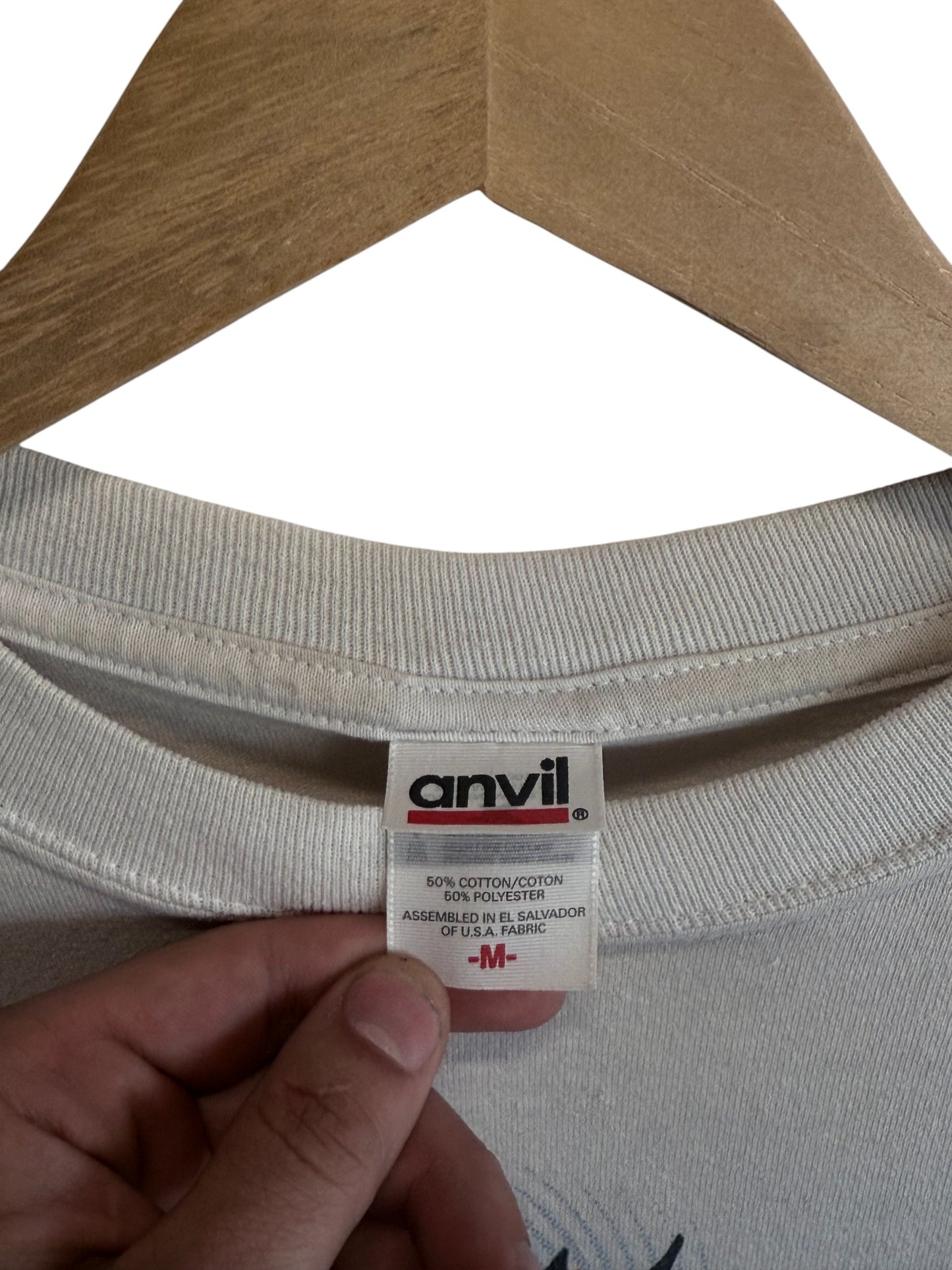 Vintage 90's Queen of the Court Basketball Cartoon Graphic Tee Size Medium