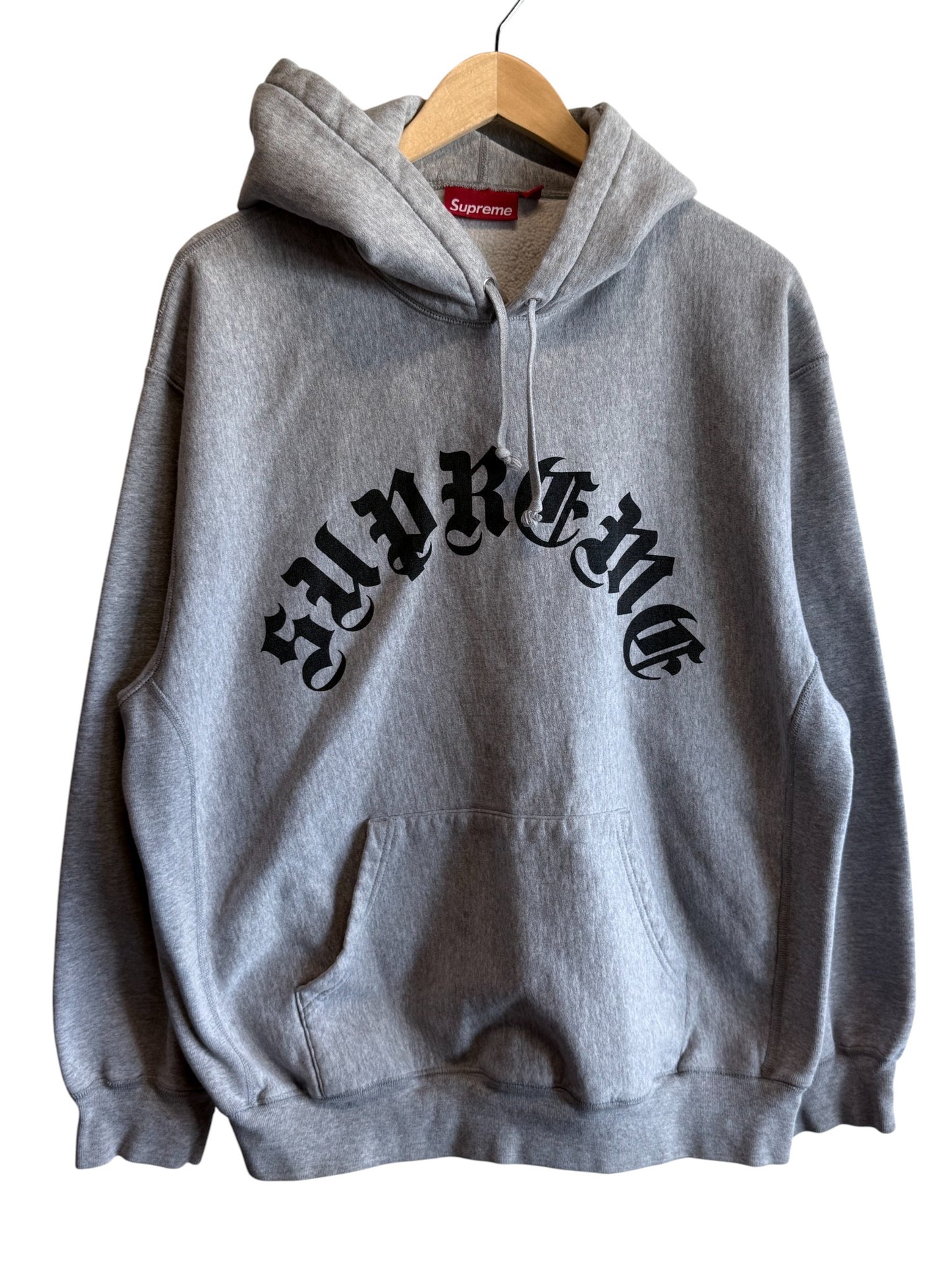Supreme FW24 Printed Arc Grey Hoodie Size Large