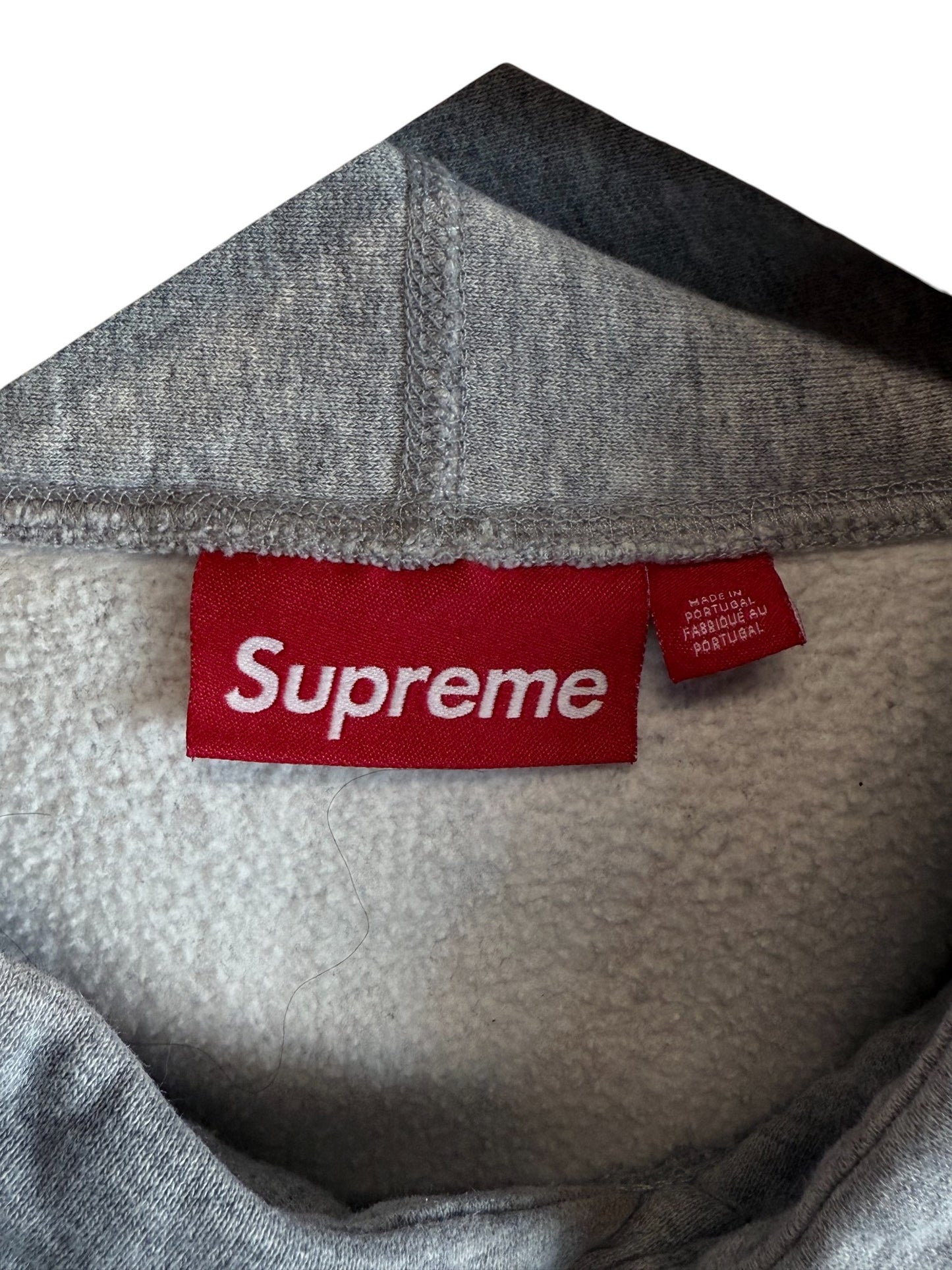 Supreme FW24 Printed Arc Grey Hoodie Size Large