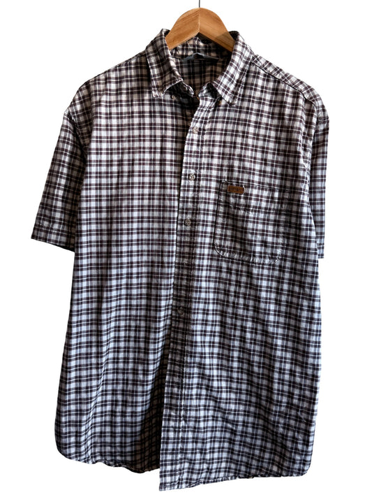 Vintage 90's Carhartt Heavyweight Short Sleeve Work Shirt Size XL