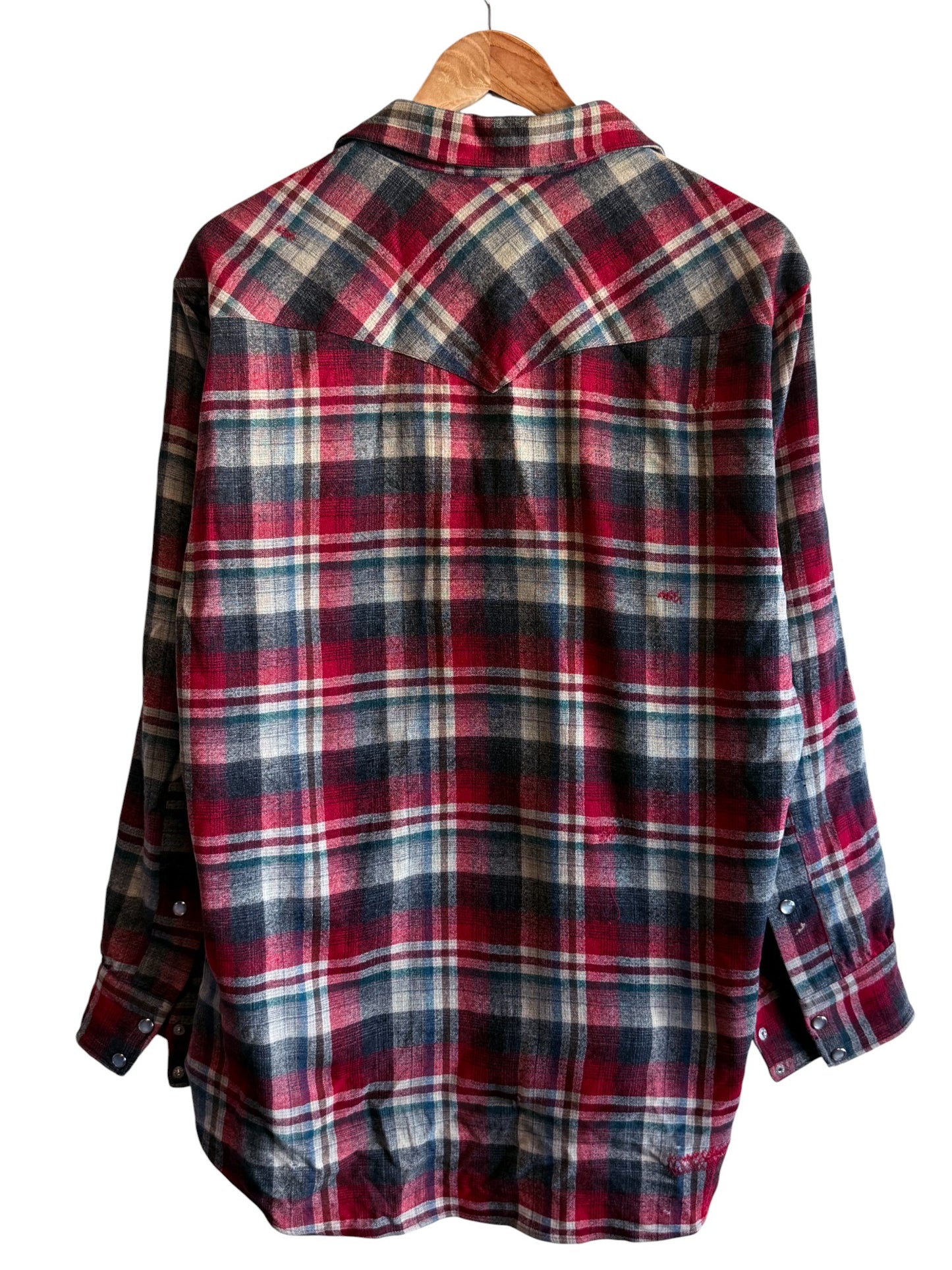 Vintage Pendleton High Grade Western Wear Pearl Snap Button Up Shirt Size Large