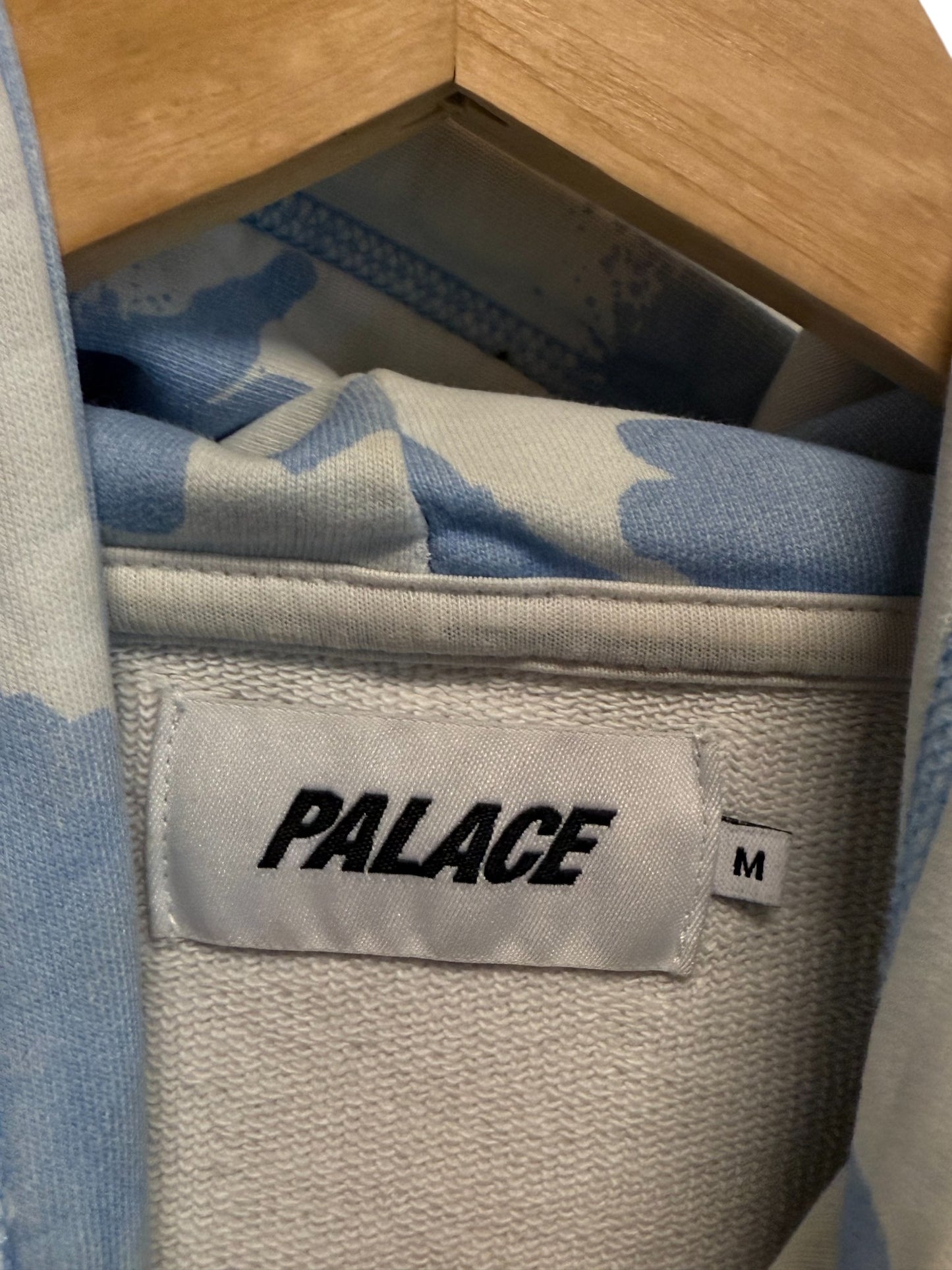 Palace SS20 Pealed Hood Blue Hoodie Size Medium