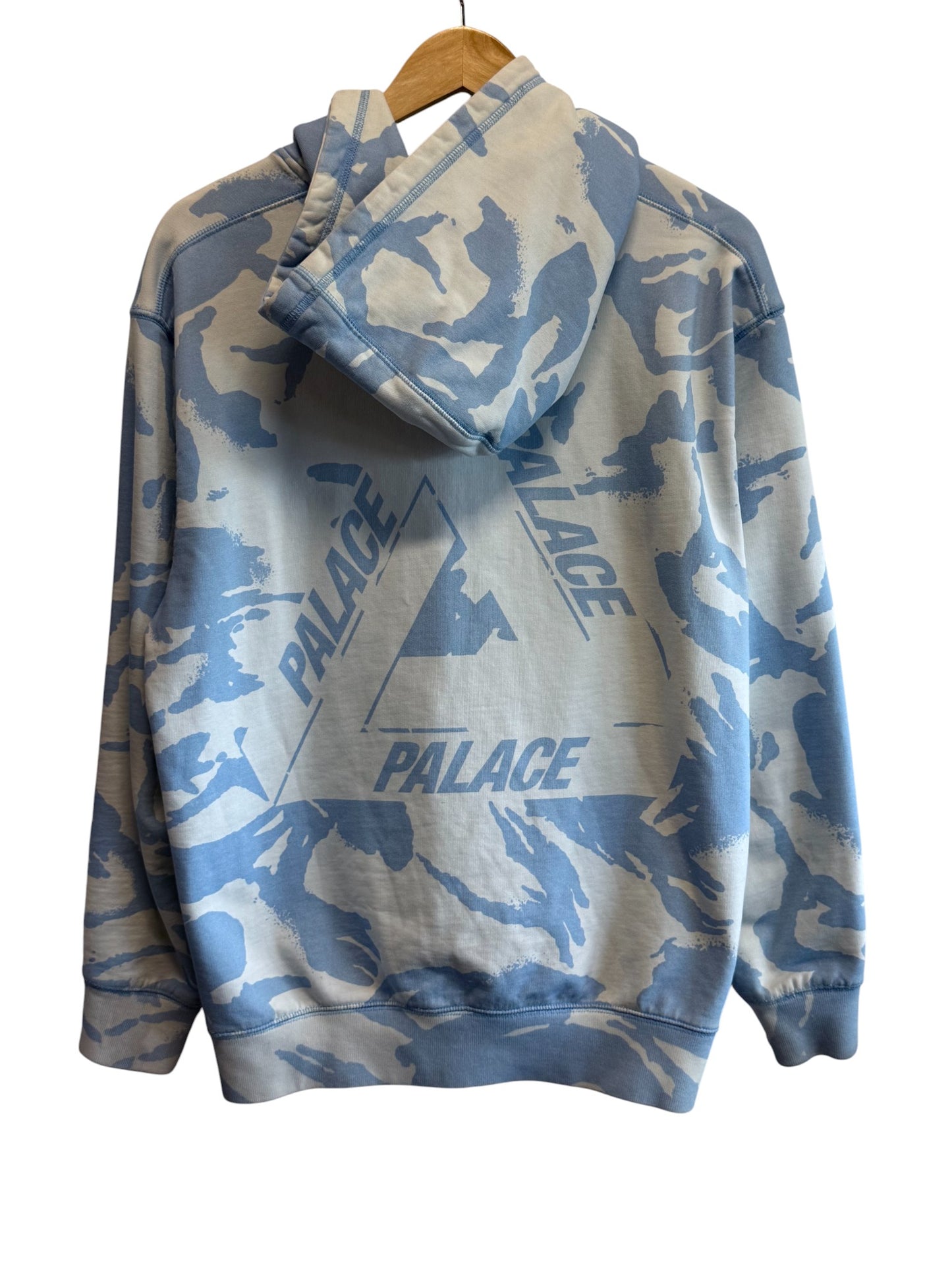 Palace SS20 Pealed Hood Blue Hoodie Size Medium