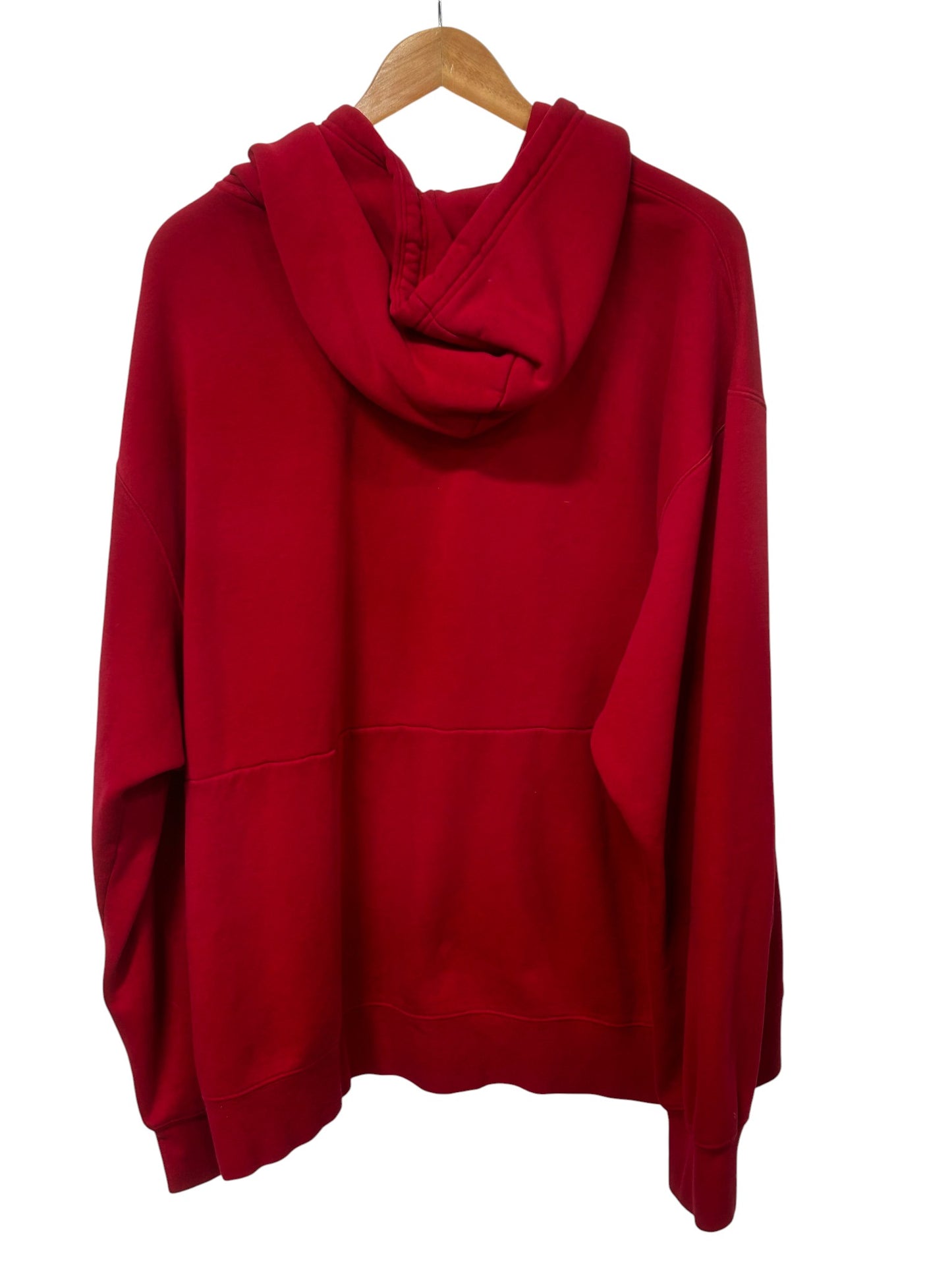 Jordan Brand Black Toe Over Shoulder Red Hoodie Size XXL