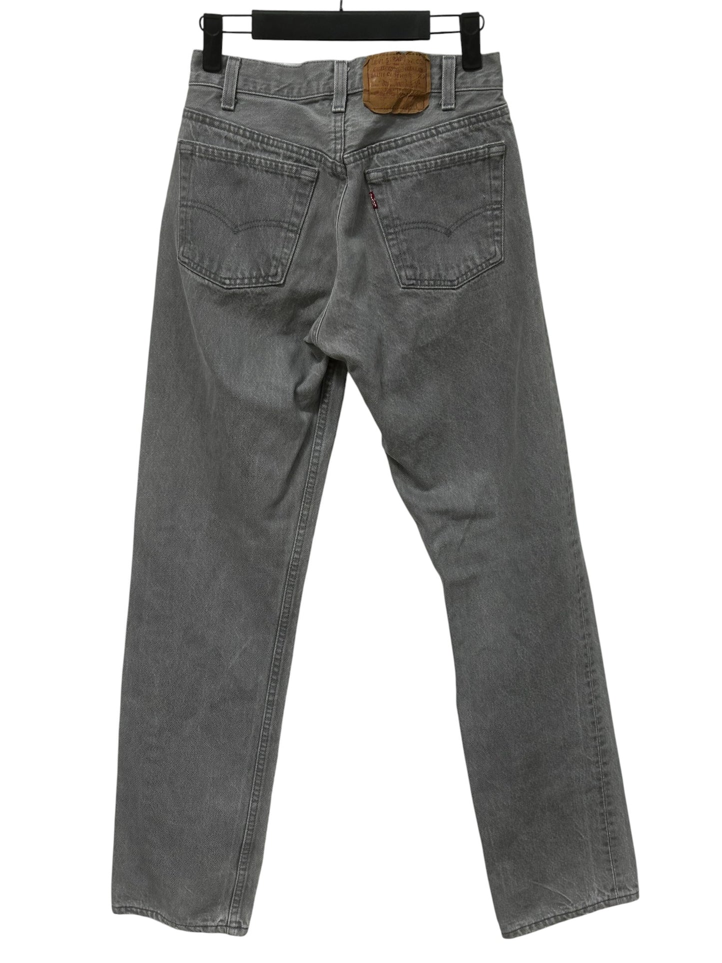 Vintage 90's Levi's 501 Made in USA Grey Denim Jeans Size 27x30