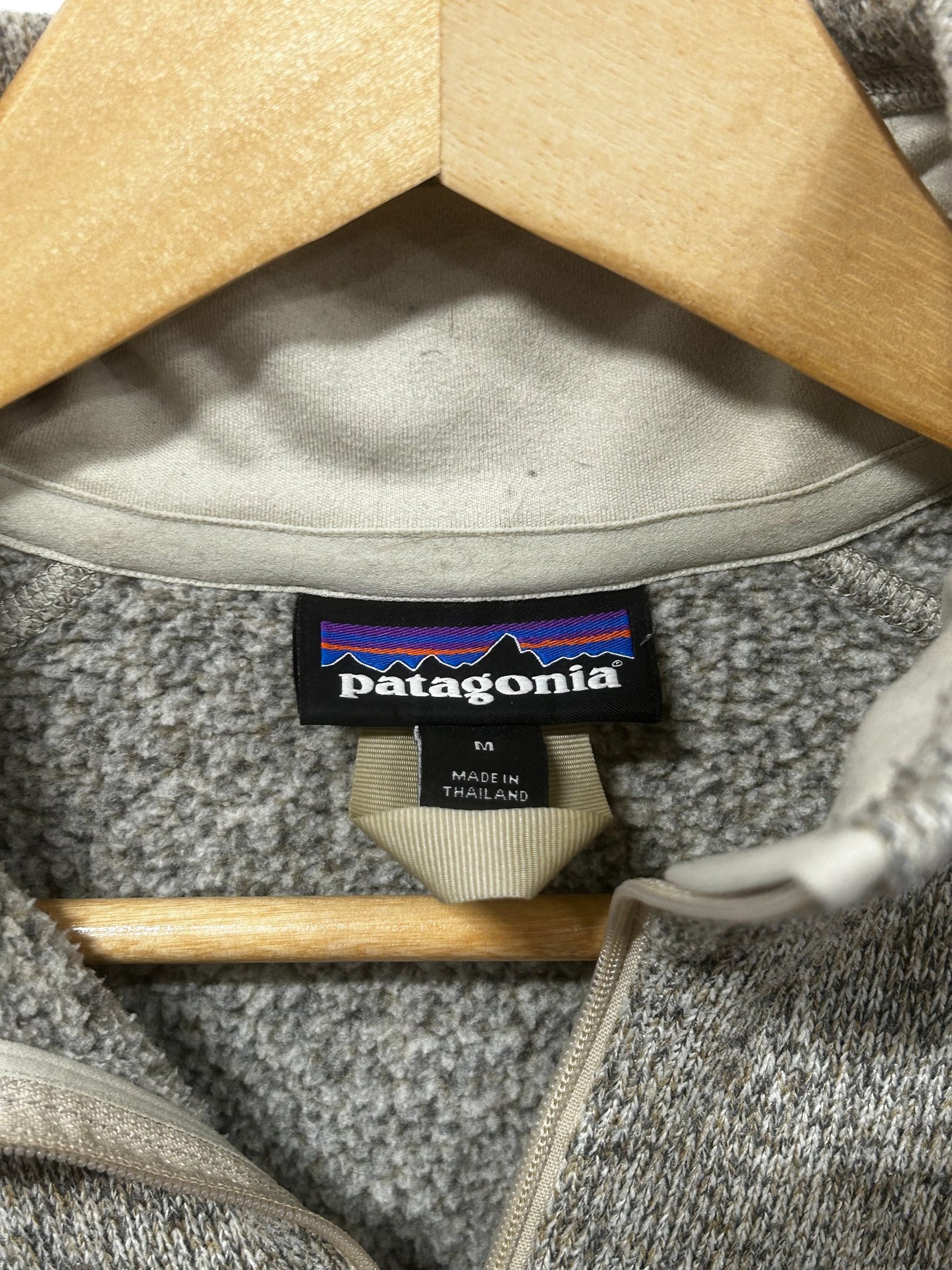 Patagonia Better Sweater Grey Quarter Zip Size Medium