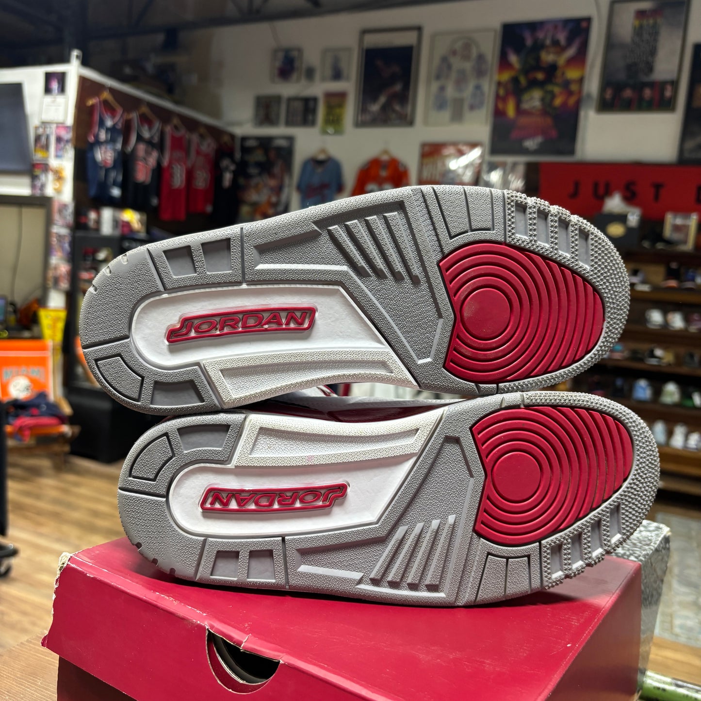 Jordan 3 'Cardinal' Size 8.5