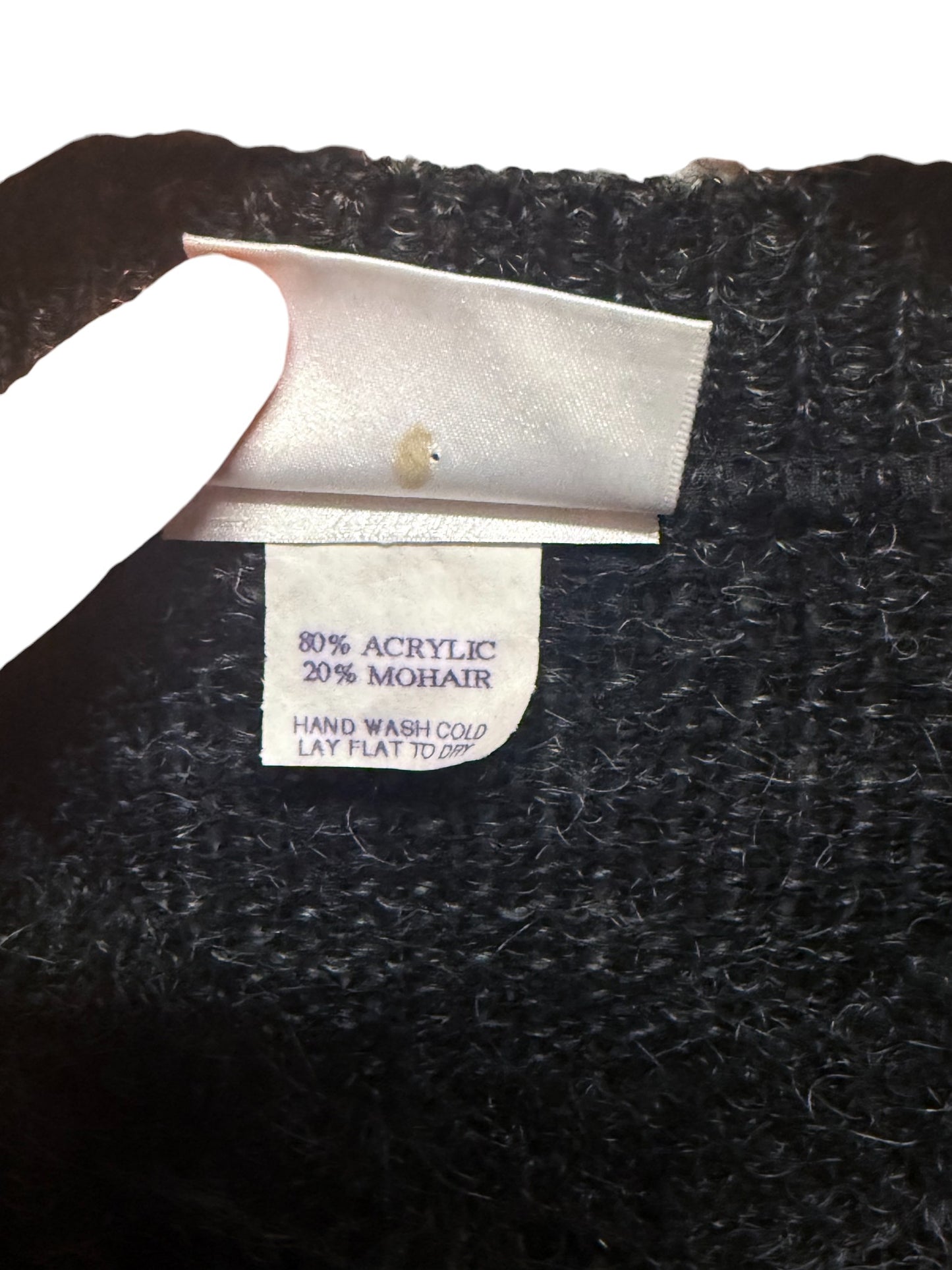 Vintage Women's Fashion Bug Acrylic Cardigan Sweater Size Medium