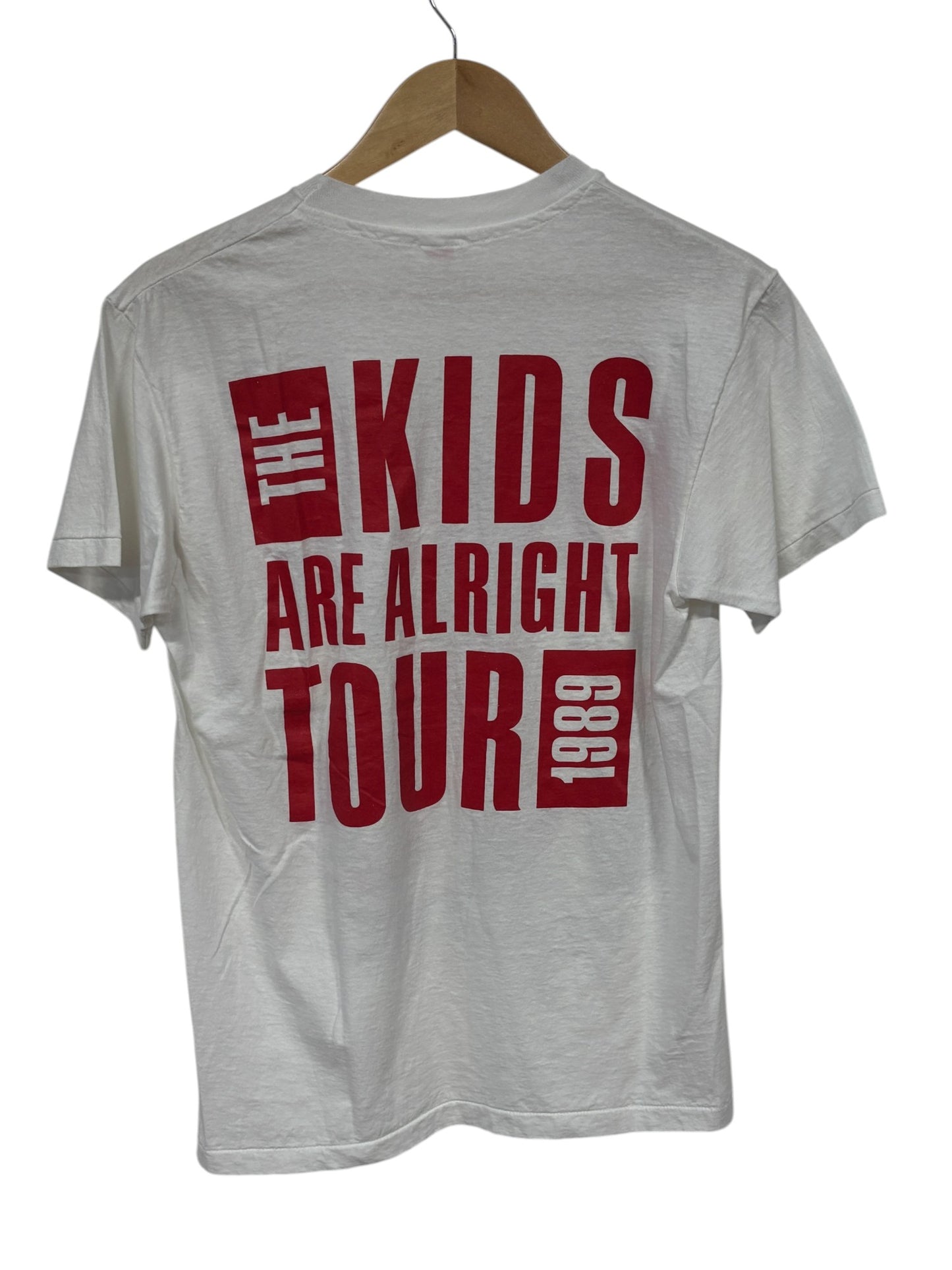 Vintage 1989 The Who Kids Are Alright Tour Band Tee Size Medium