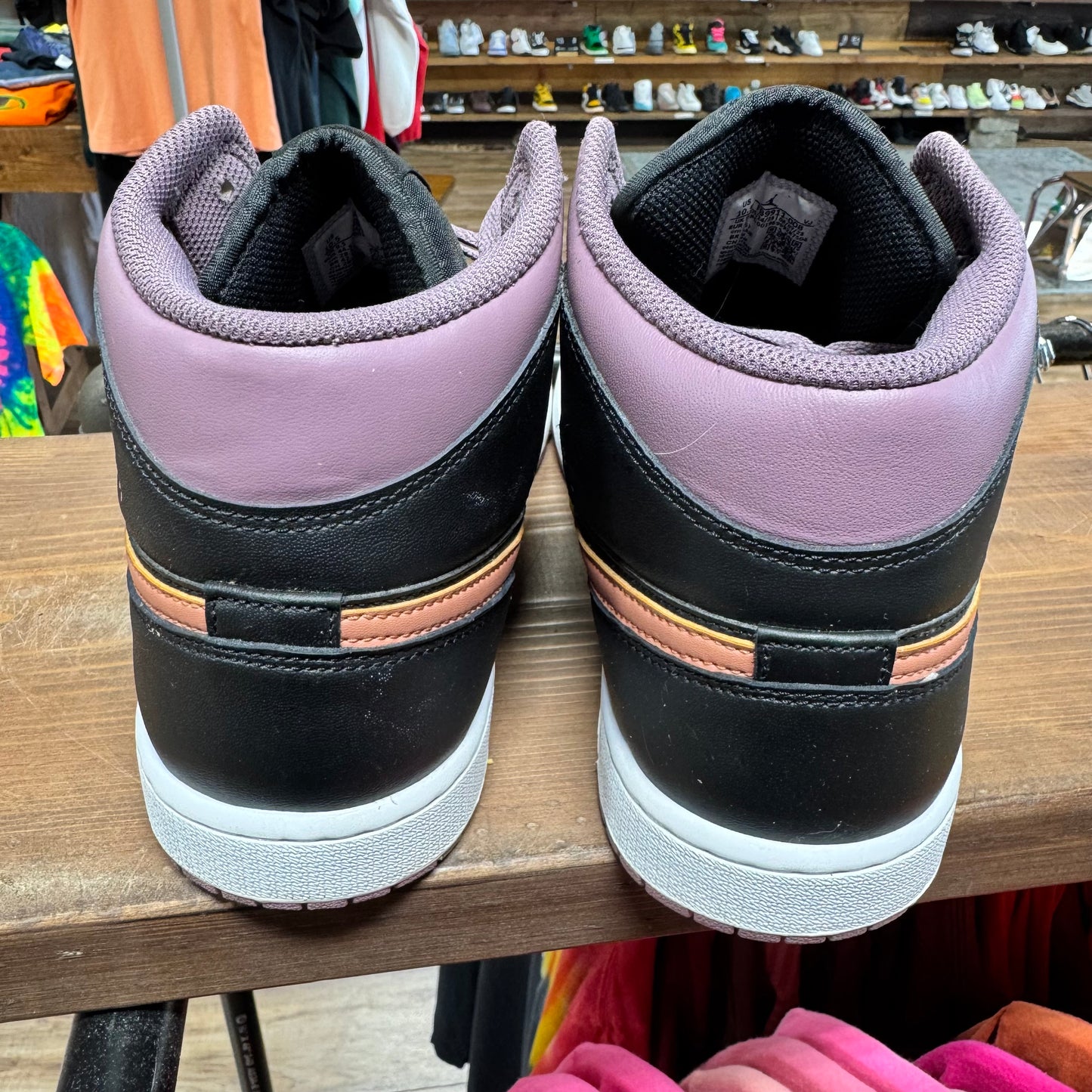 Jordan 1 Mid 'Black Sky Mauve' Size 10.5