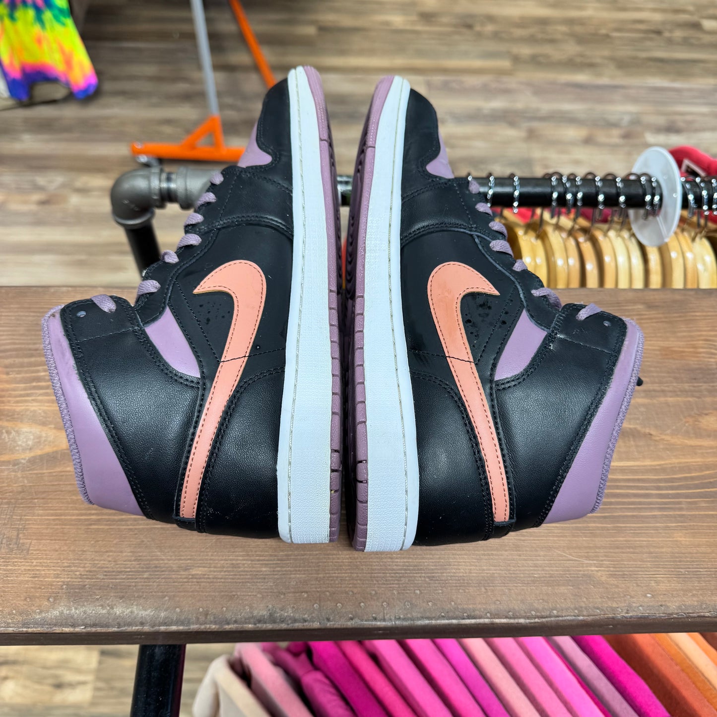 Jordan 1 Mid 'Black Sky Mauve' Size 10.5