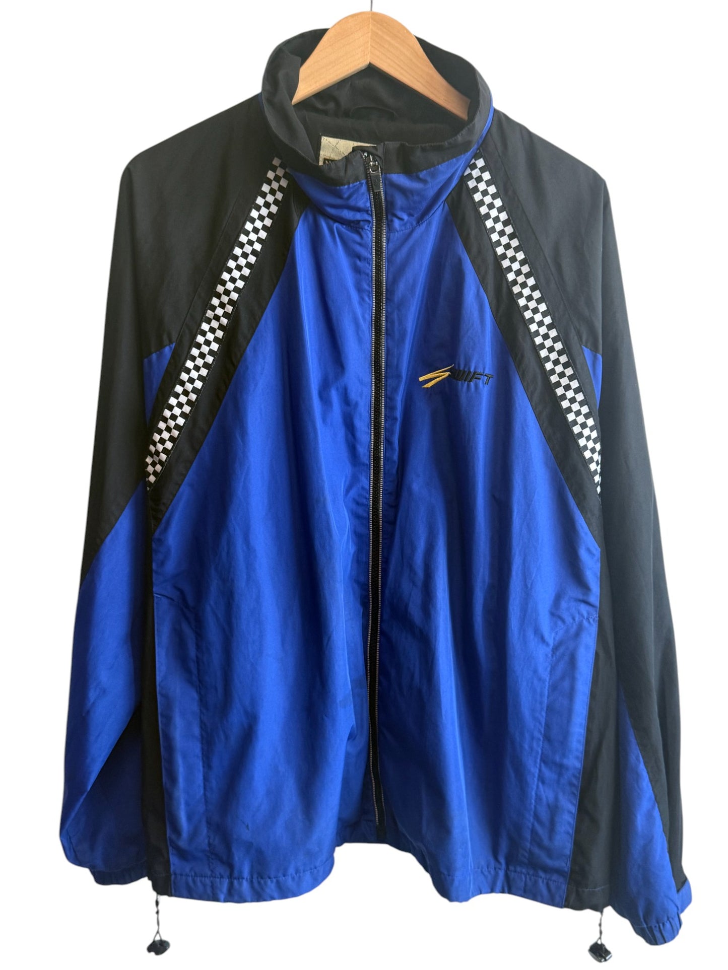 Vintage 90's Swift Blue Zip Up Windbreaker Size Large