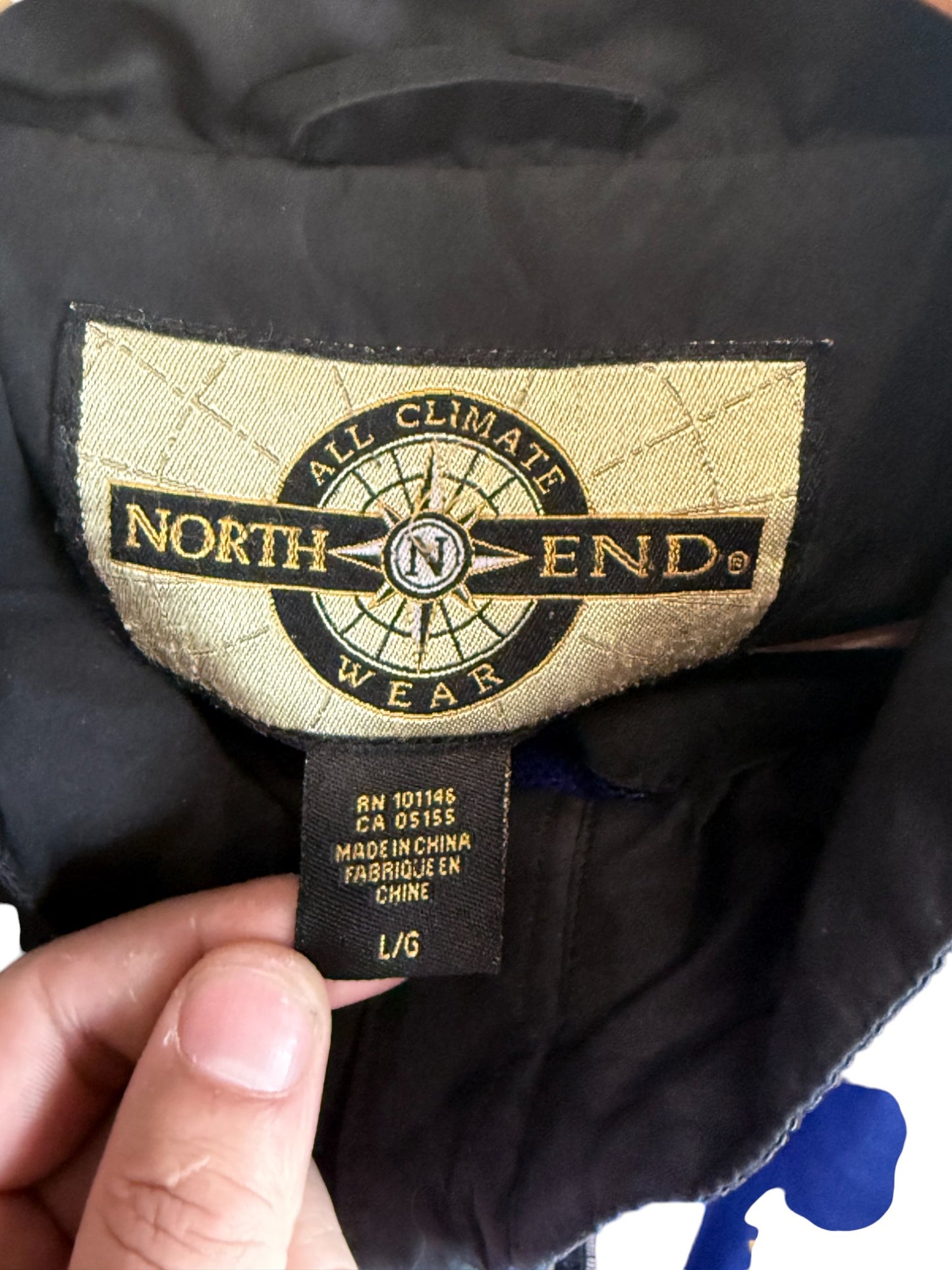 Vintage 90's Swift Blue Zip Up Windbreaker Size Large