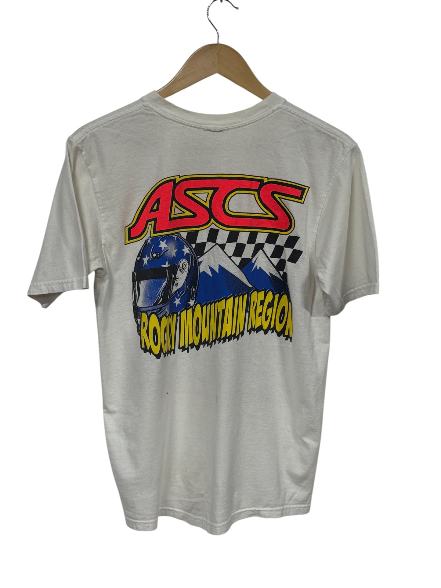 Vintage Y2K ASCS Rocky Mountain Region Racing Graphic Tee Size Medium
